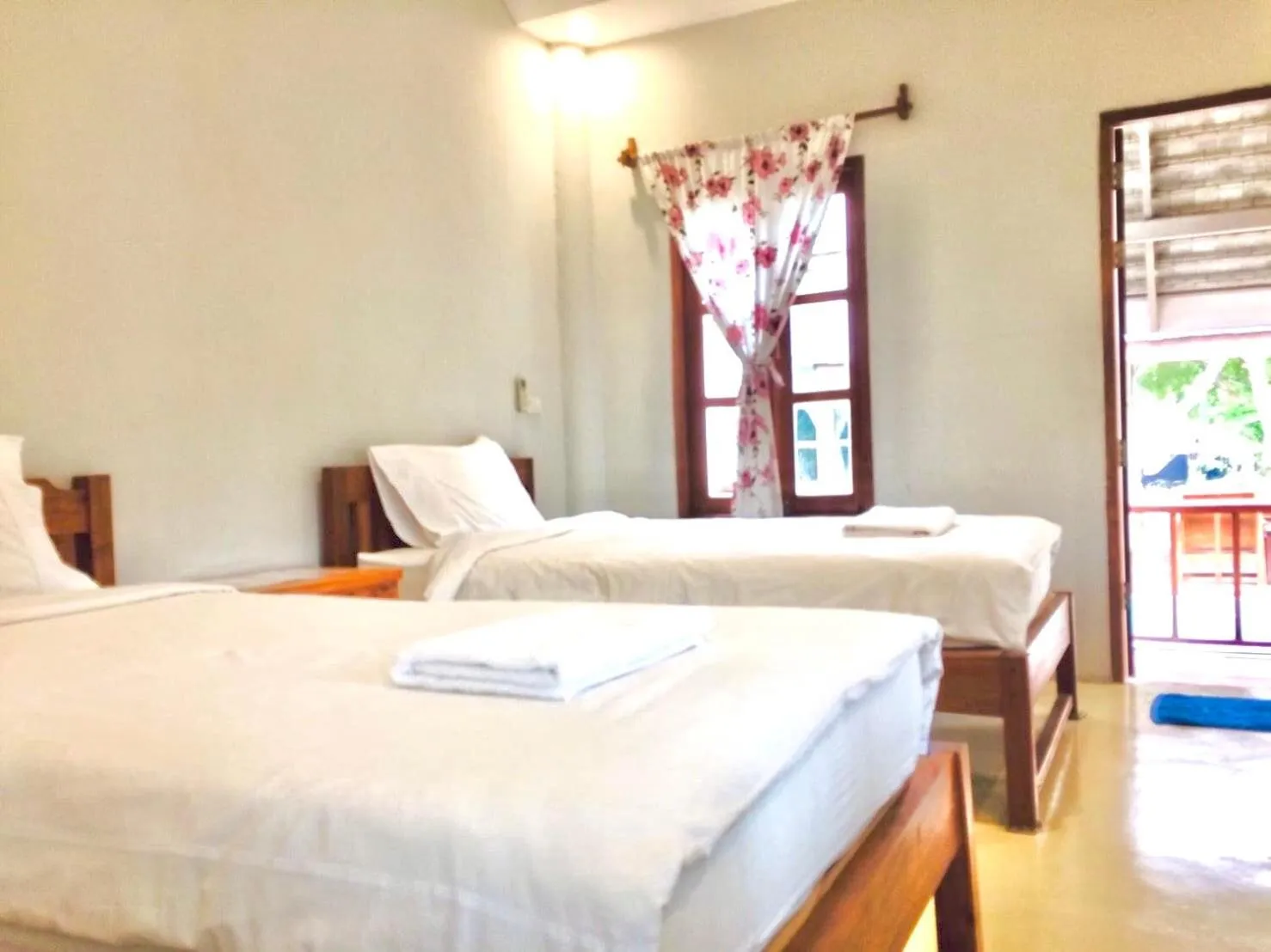 Property building, Bed in Pai Flora Resort