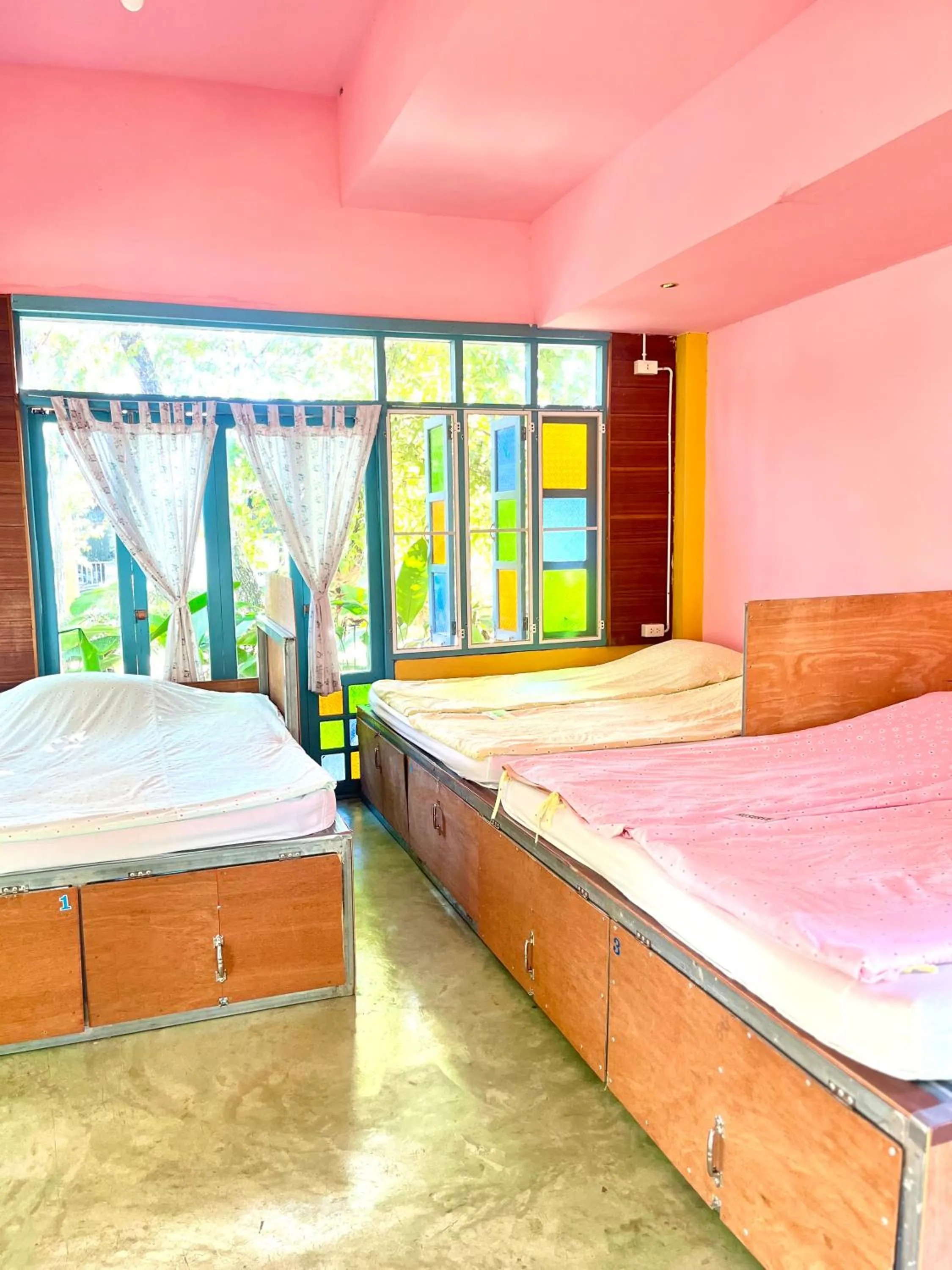 Bedroom, Bed in Pai Flora Resort