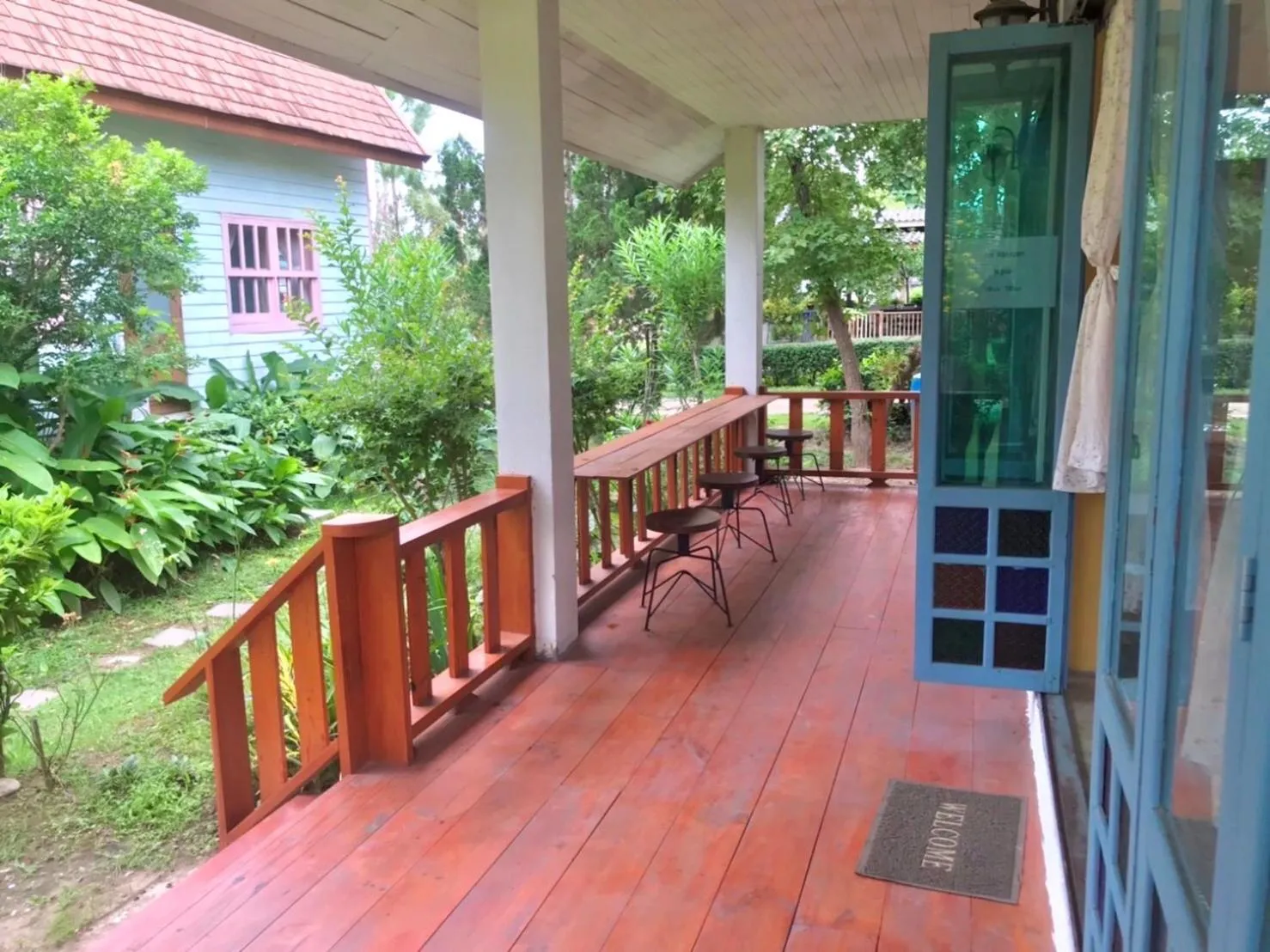 Balcony/Terrace in Pai Flora Resort
