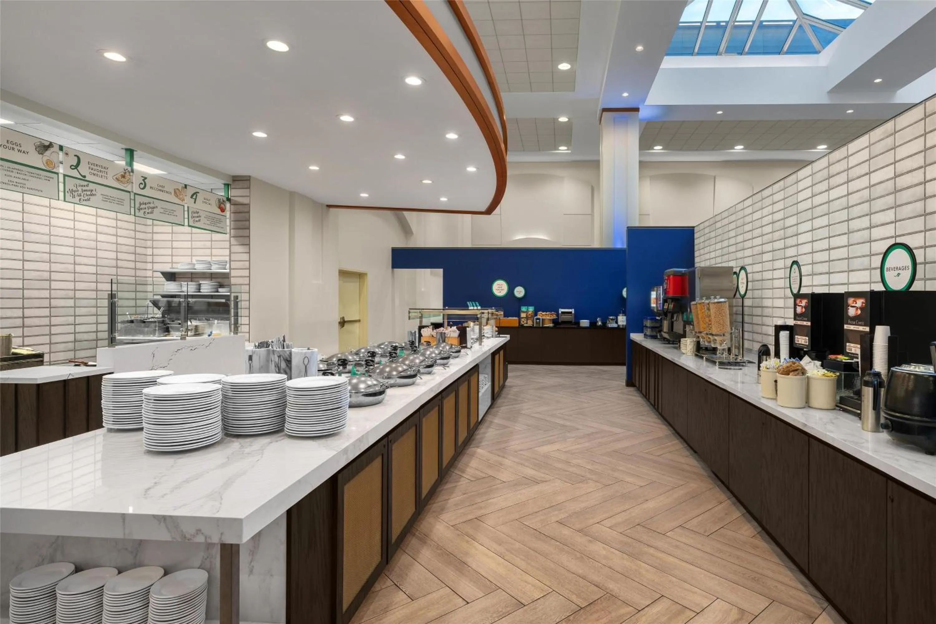 Breakfast in Embassy Suites Boston at Logan Airport