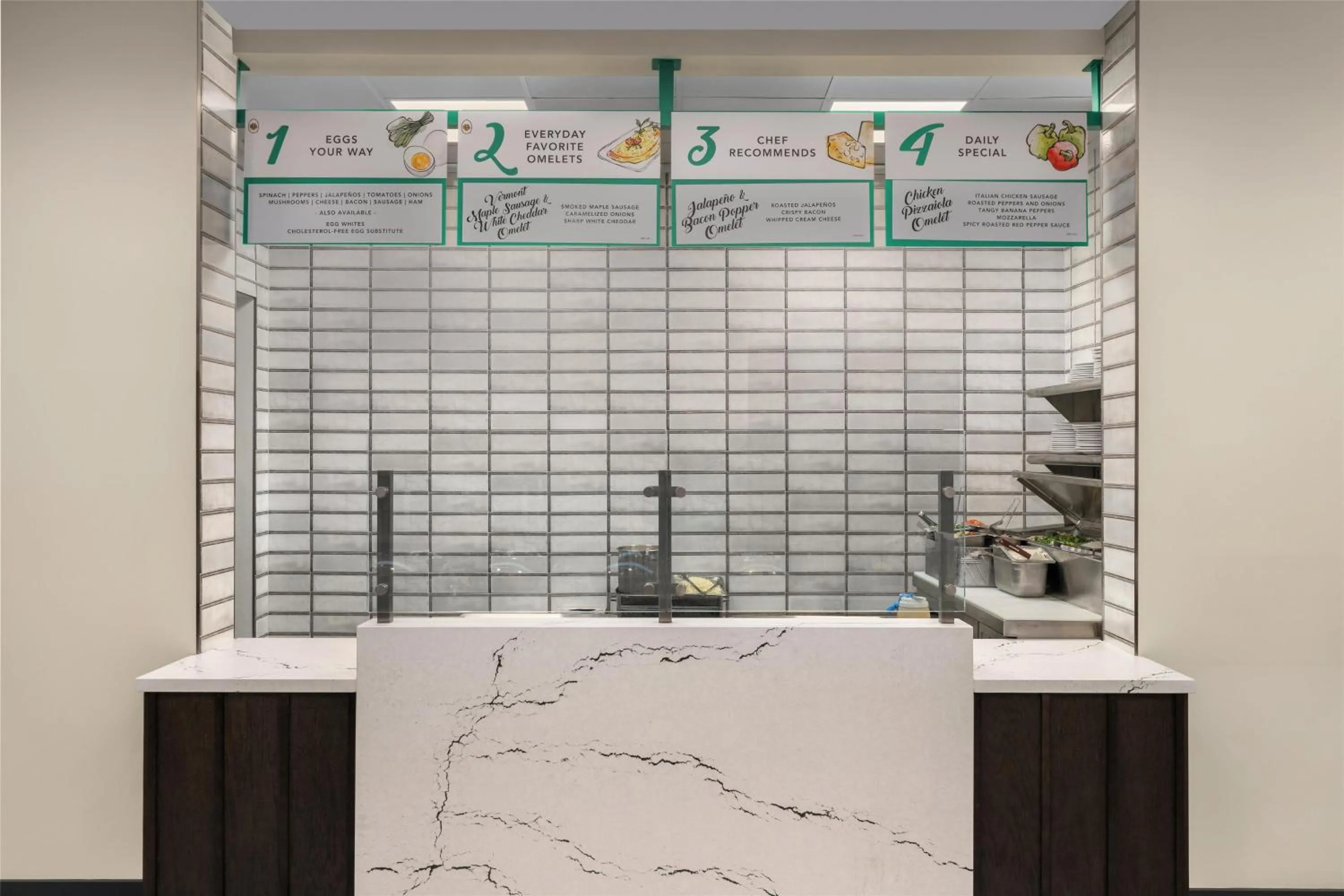 Breakfast in Embassy Suites Boston at Logan Airport