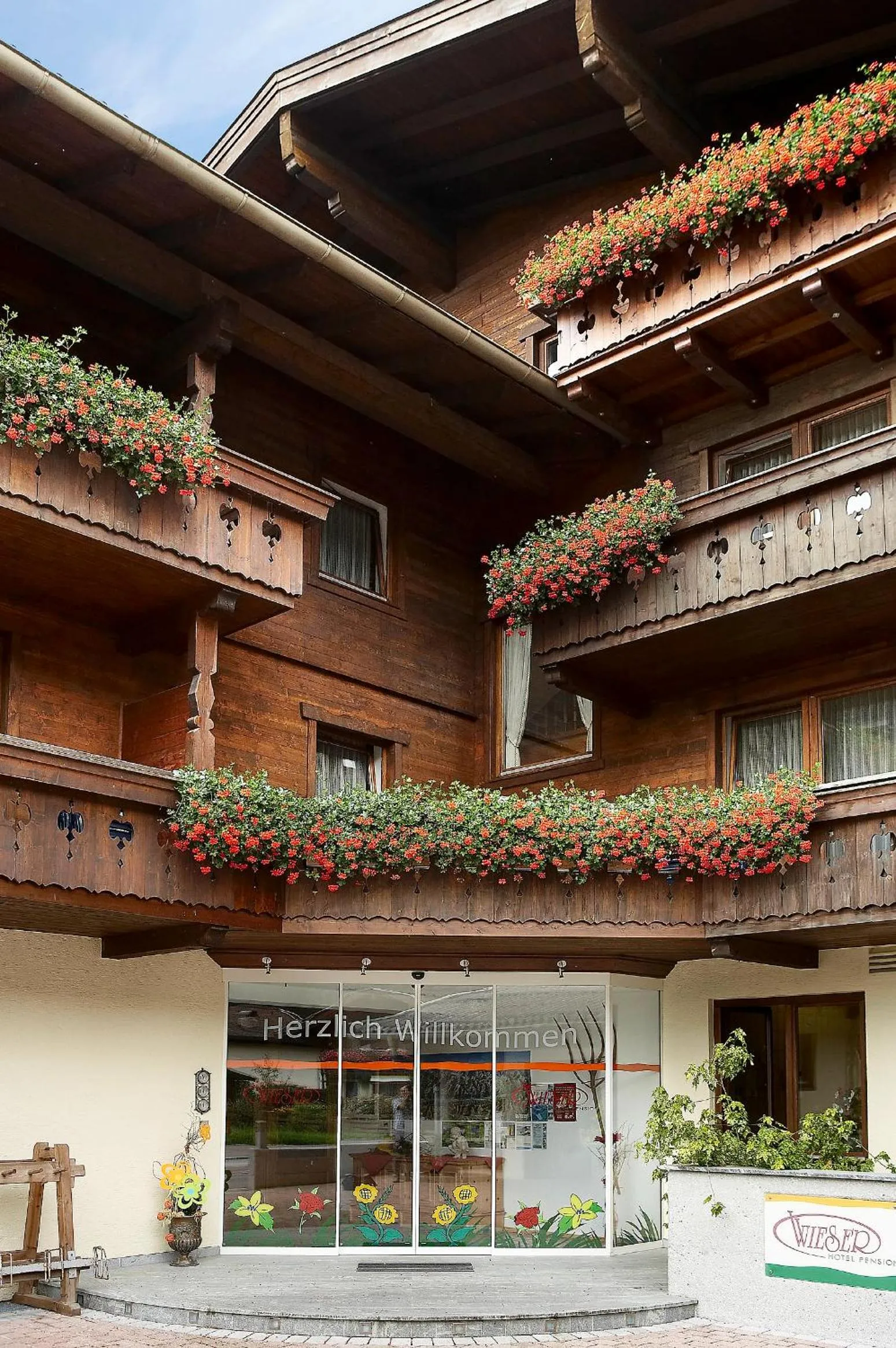 Facade/entrance in Hotel Wieser