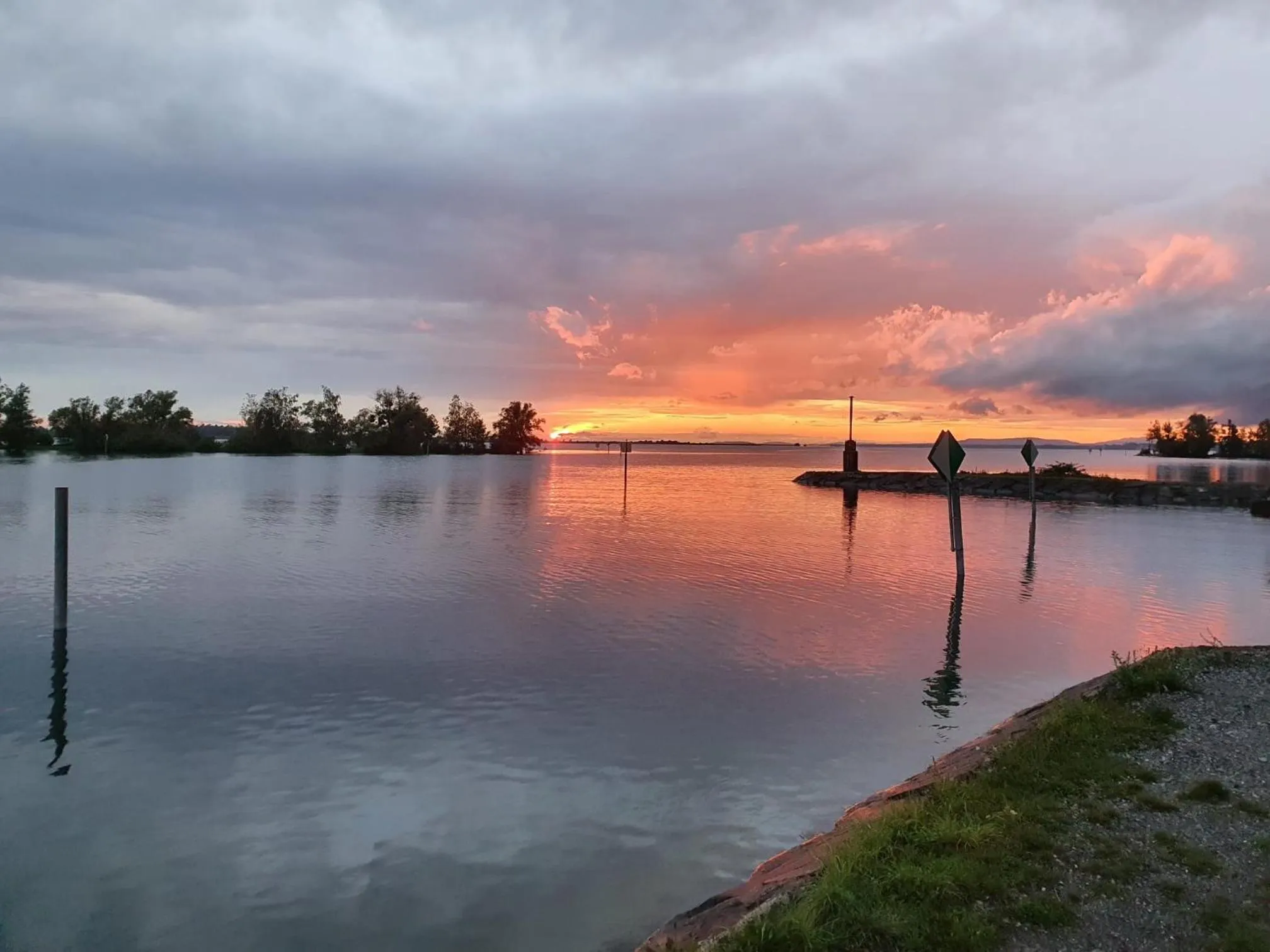 Sunset in Hotel am See