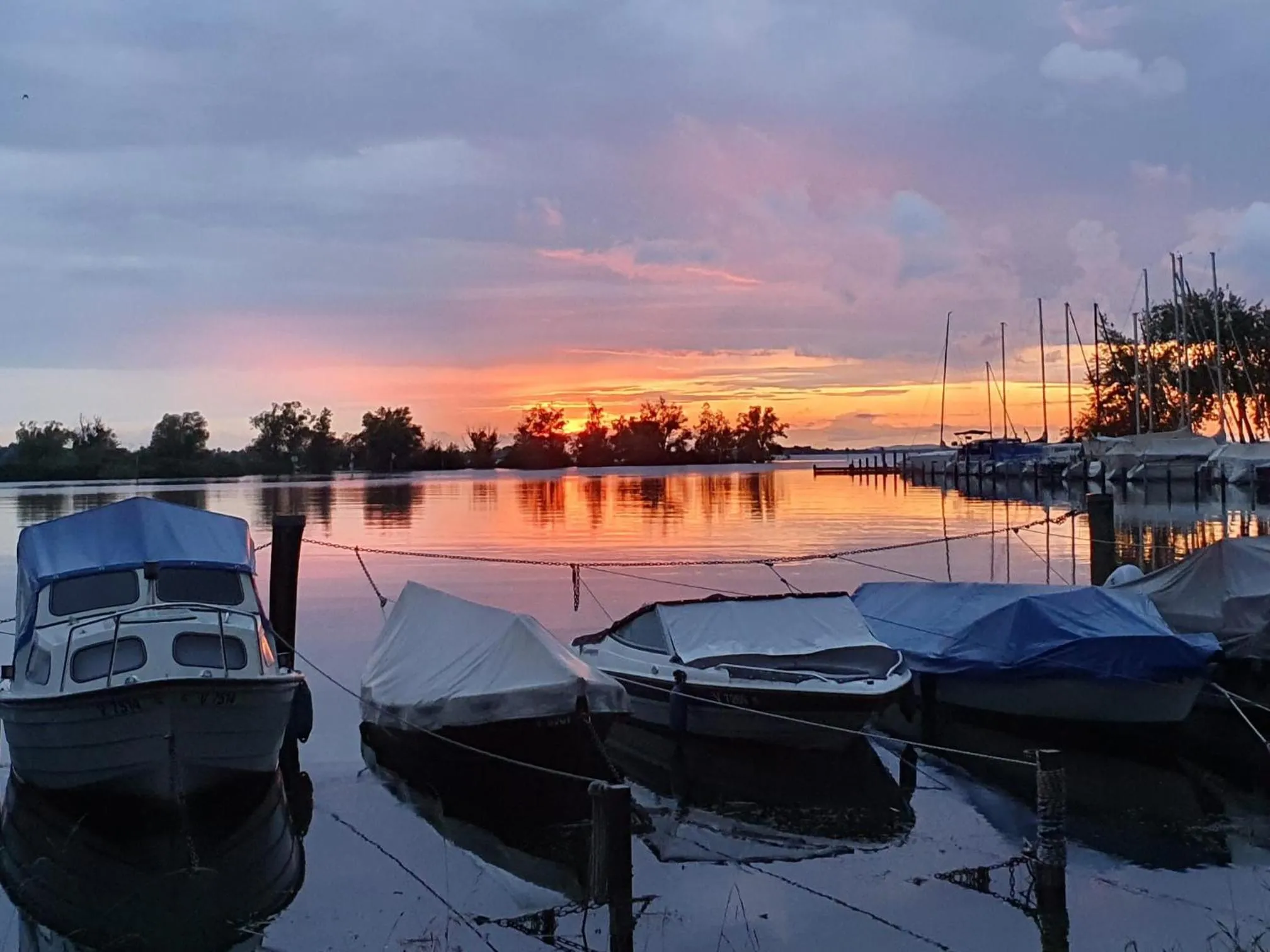 Sunset in Hotel am See