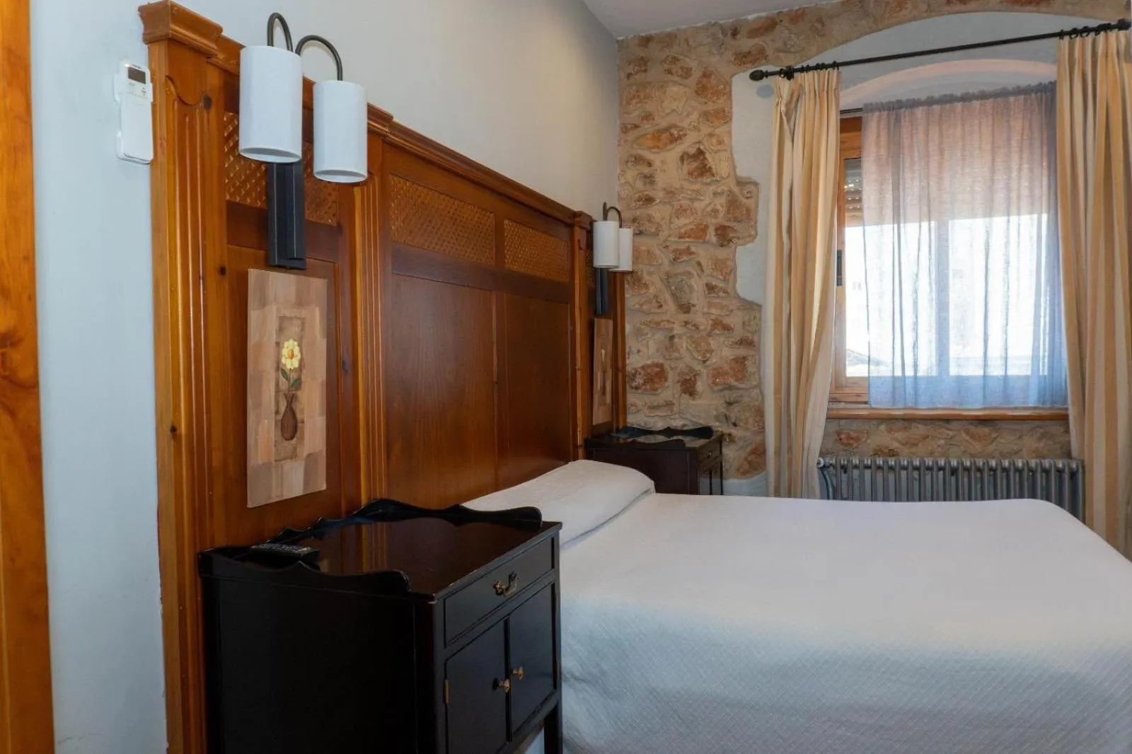 Bed in Hotel Restaurante Setos