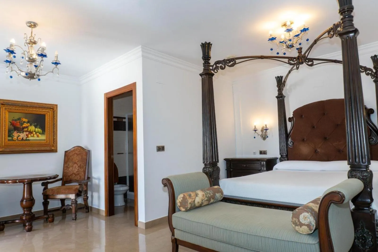 Bed in Hotel Restaurante Setos