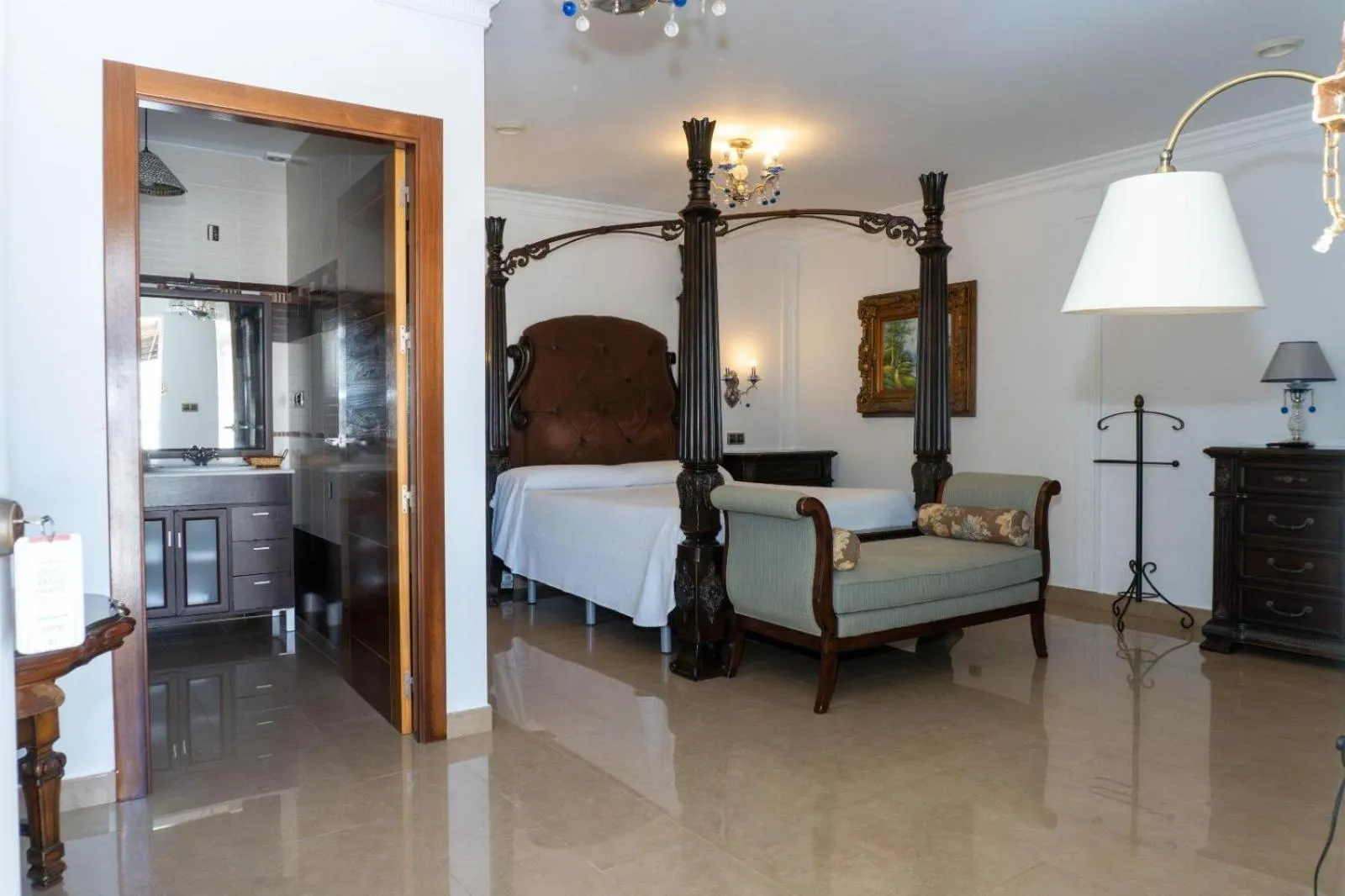 Bed in Hotel Restaurante Setos