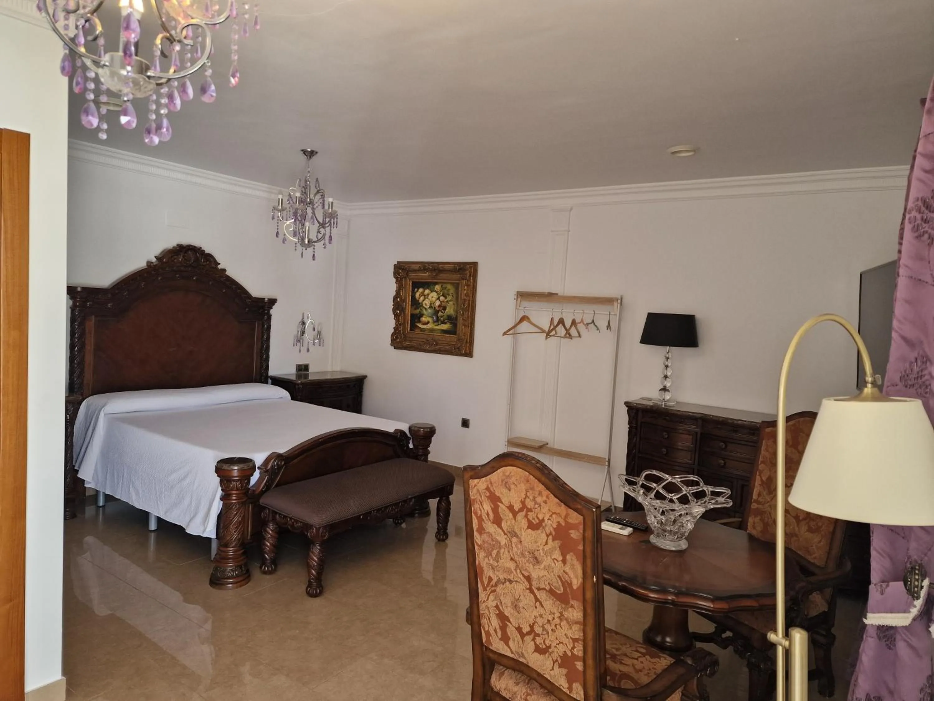 Bed in Hotel Restaurante Setos