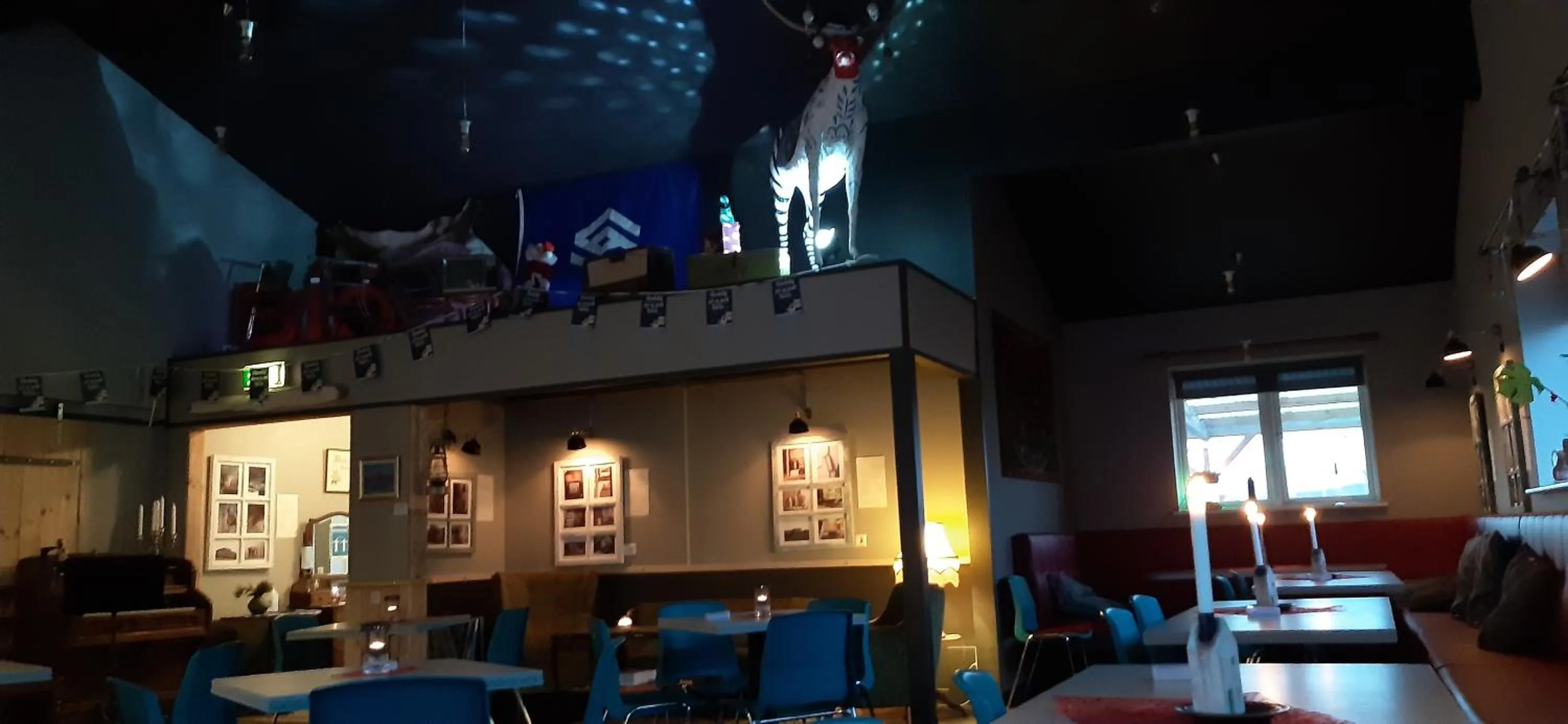 Living room in Tehúsið Hostel