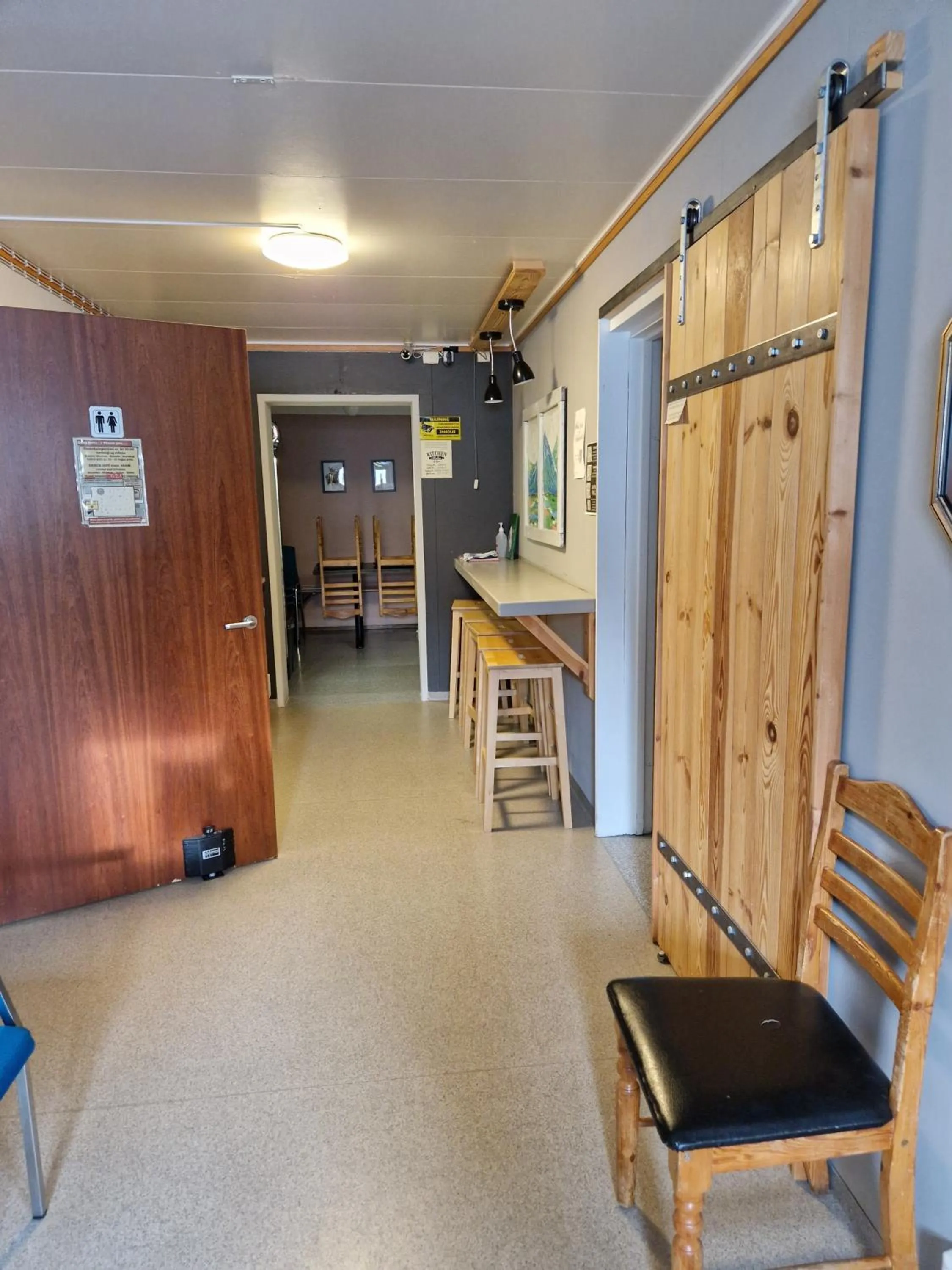 Kitchen or kitchenette in Tehúsið Hostel