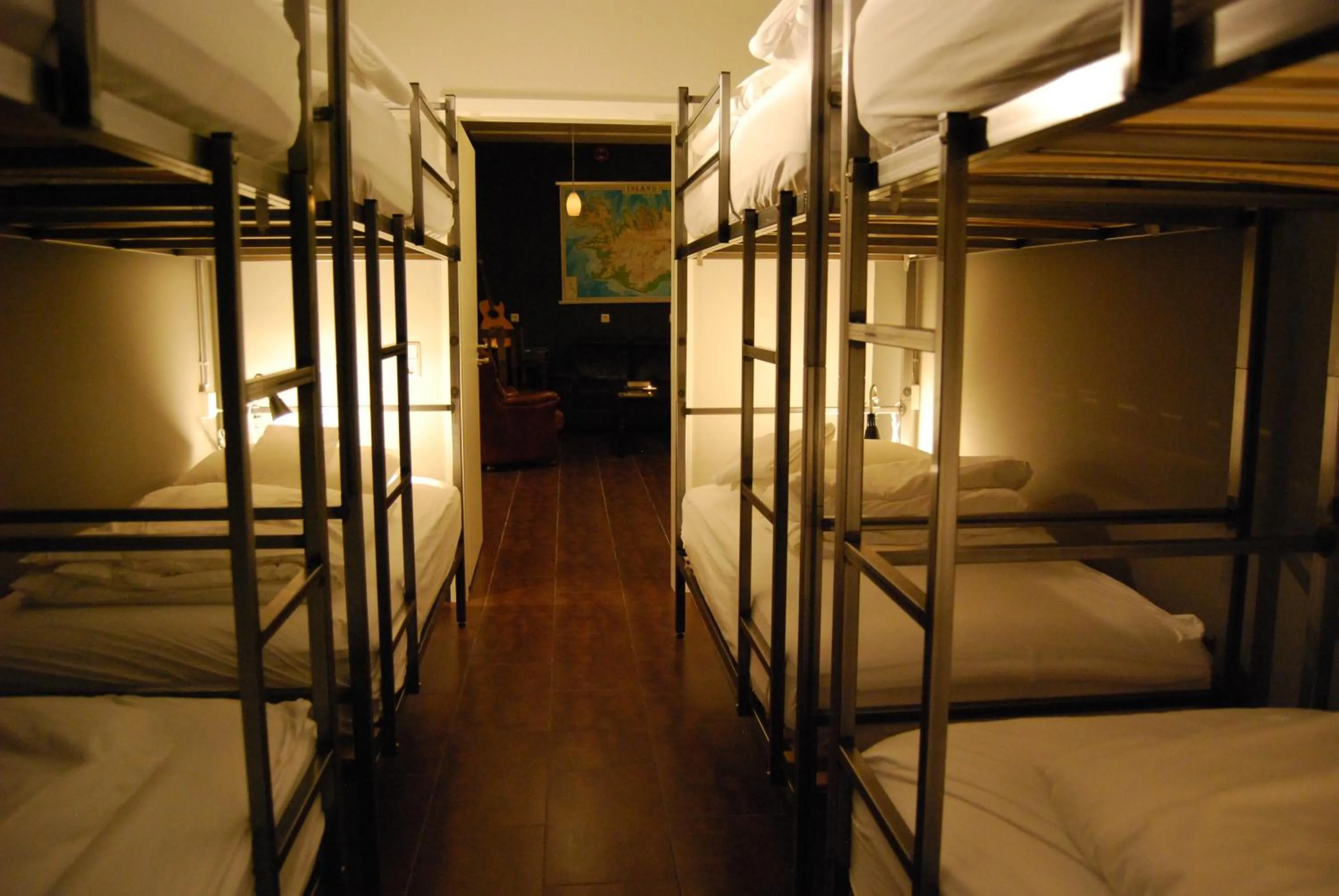 Bed in Tehúsið Hostel