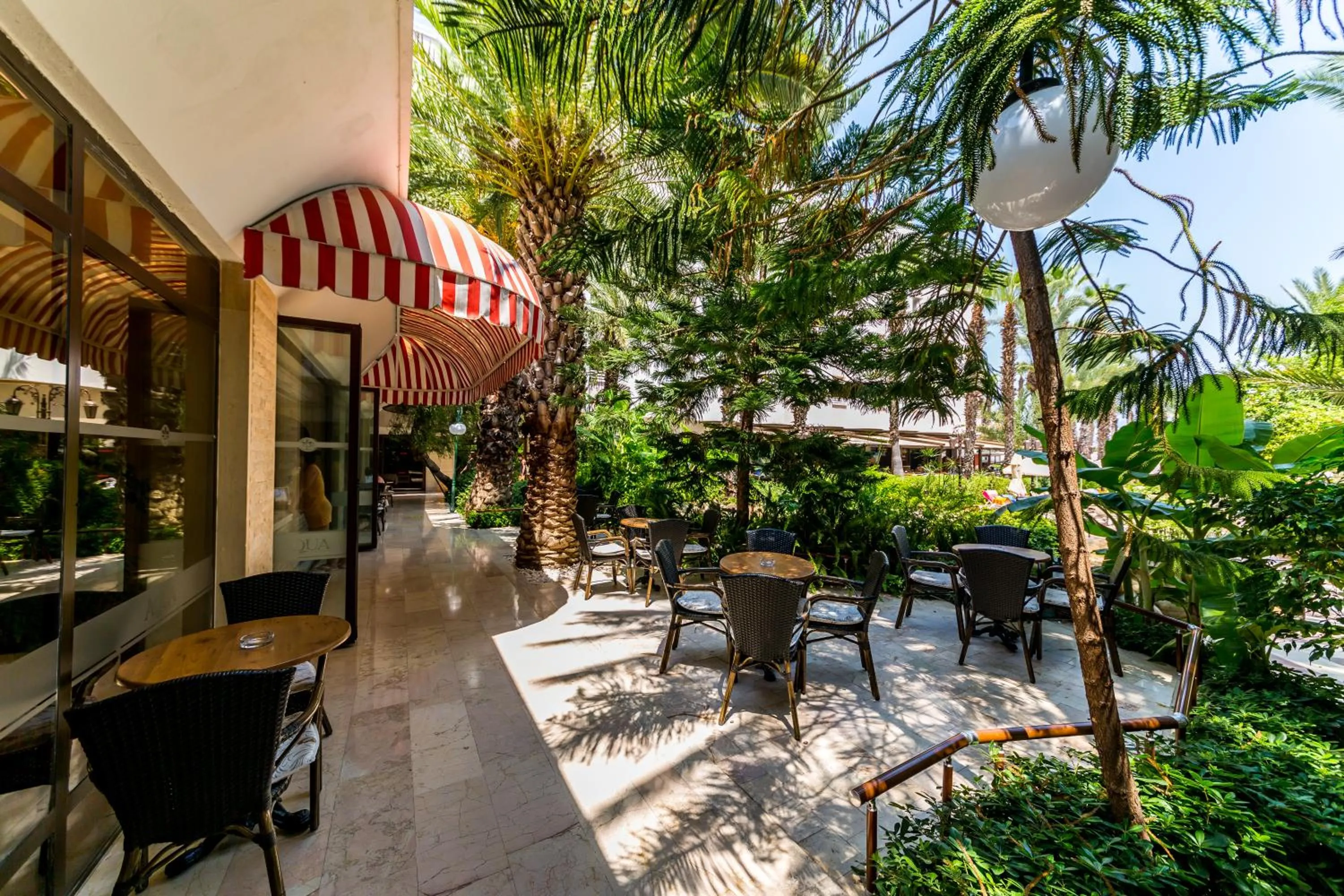 Patio in Hotel Aqua