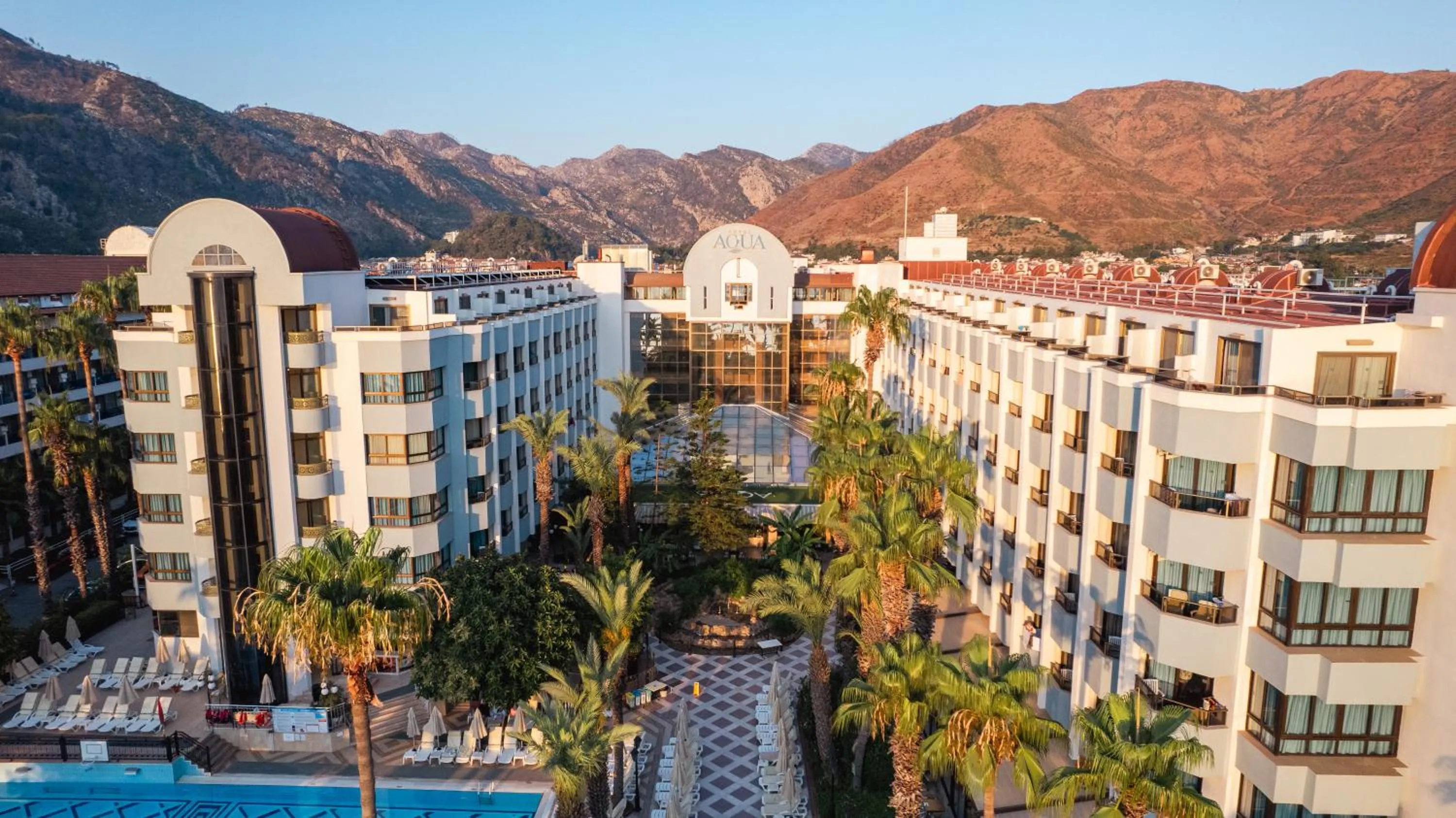 Bird's eye view in Hotel Aqua