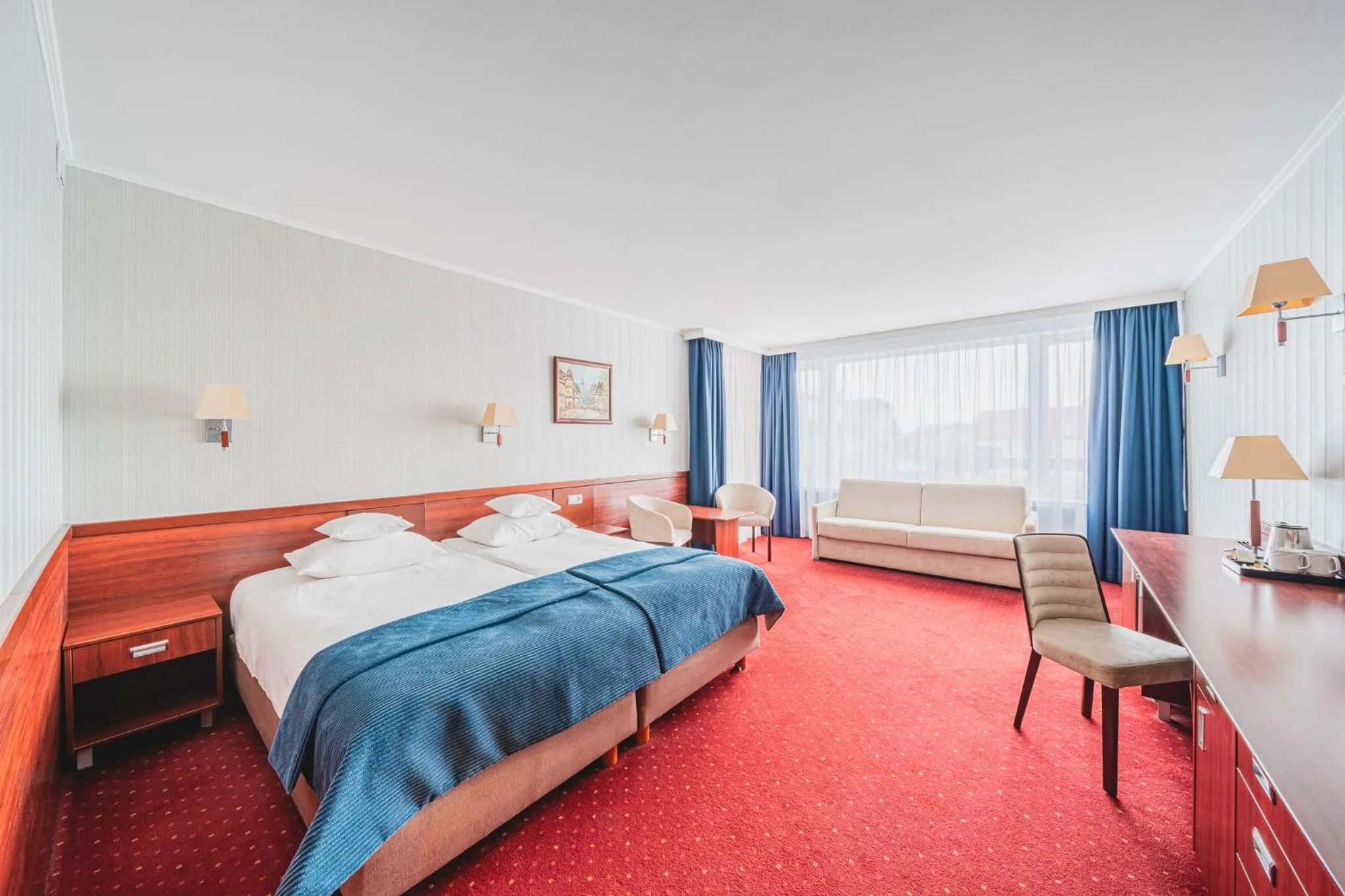 Bed in Hotel Lidia Spa & Wellness