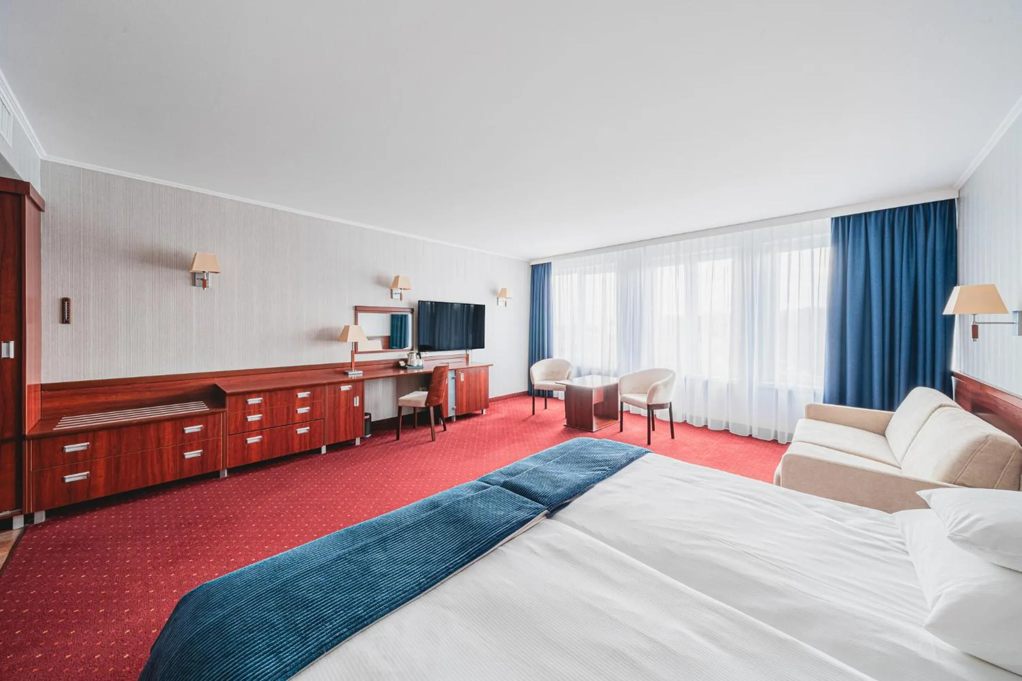 Bed in Hotel Lidia Spa & Wellness