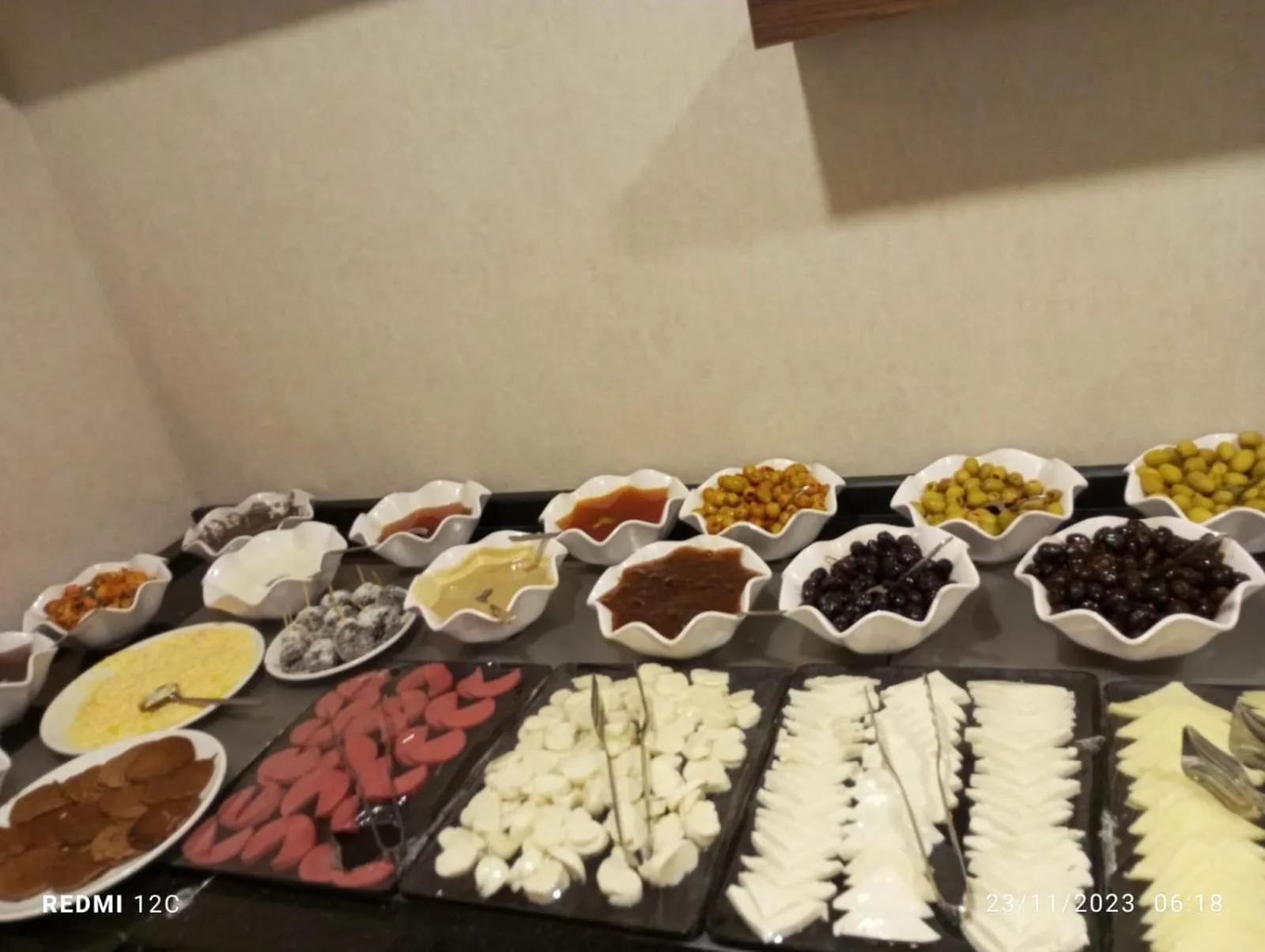 Buffet breakfast in Ugurlu Hotel