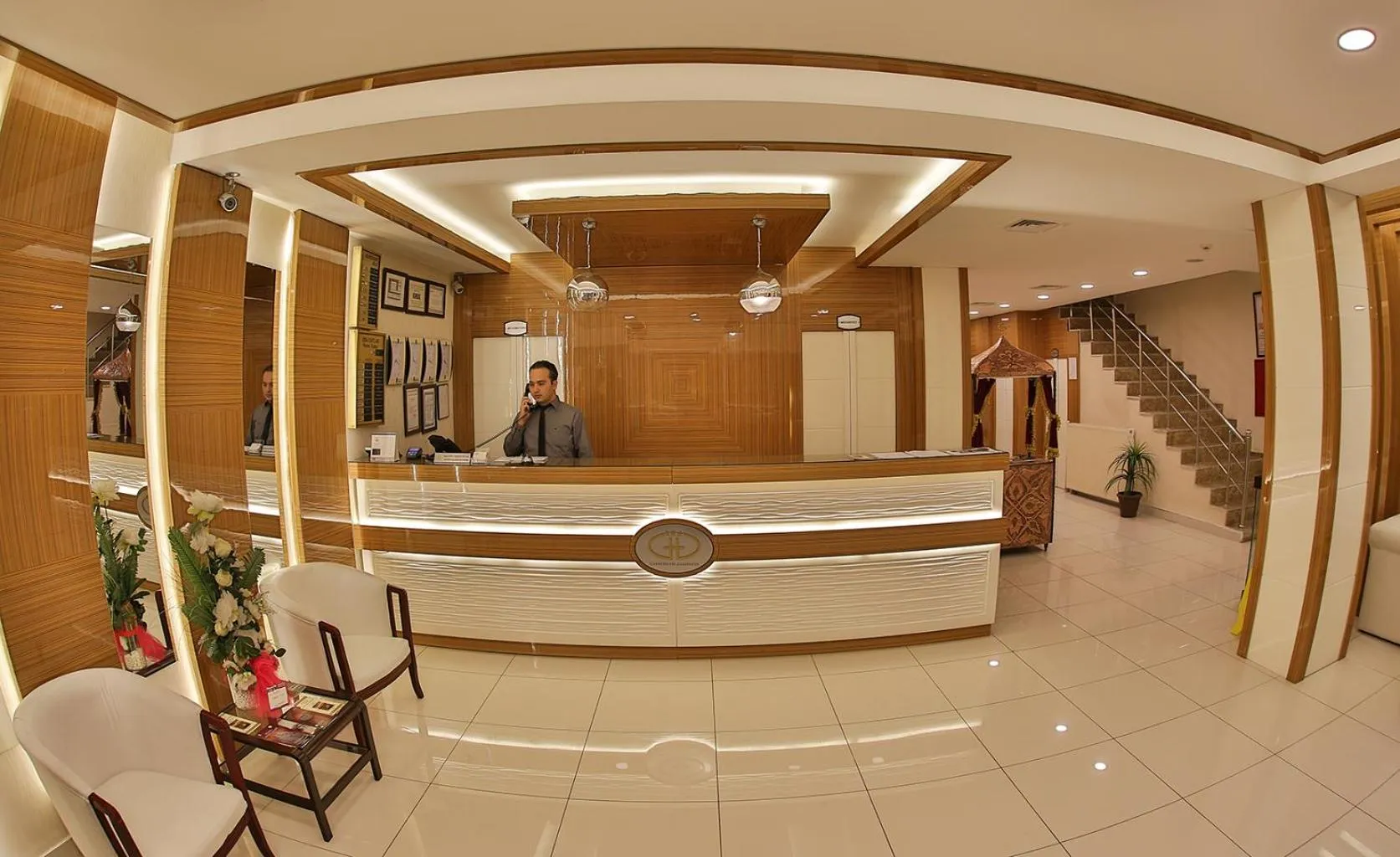 Lobby or reception in Gaziantep Garni Hotel
