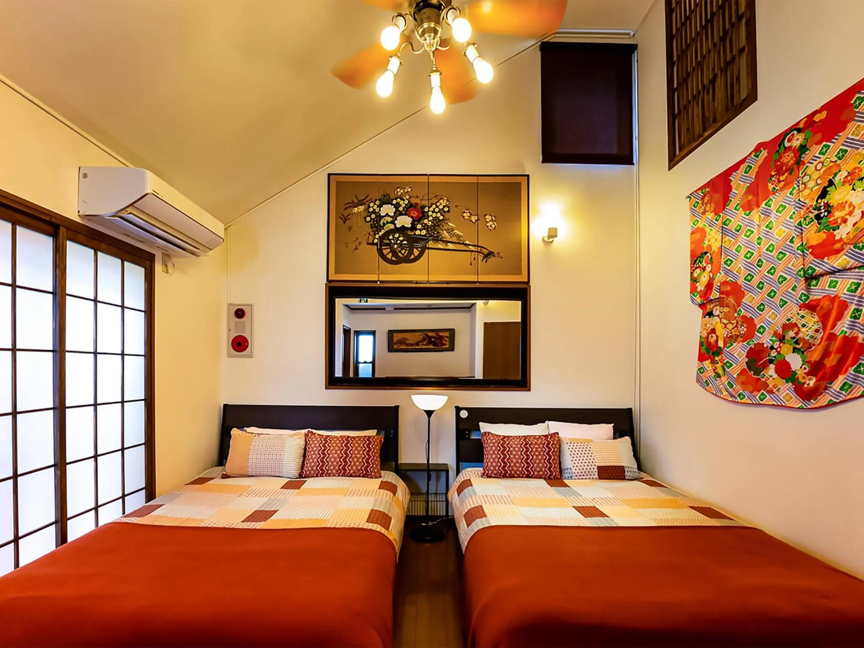 Bedroom, Bed in Maguro House