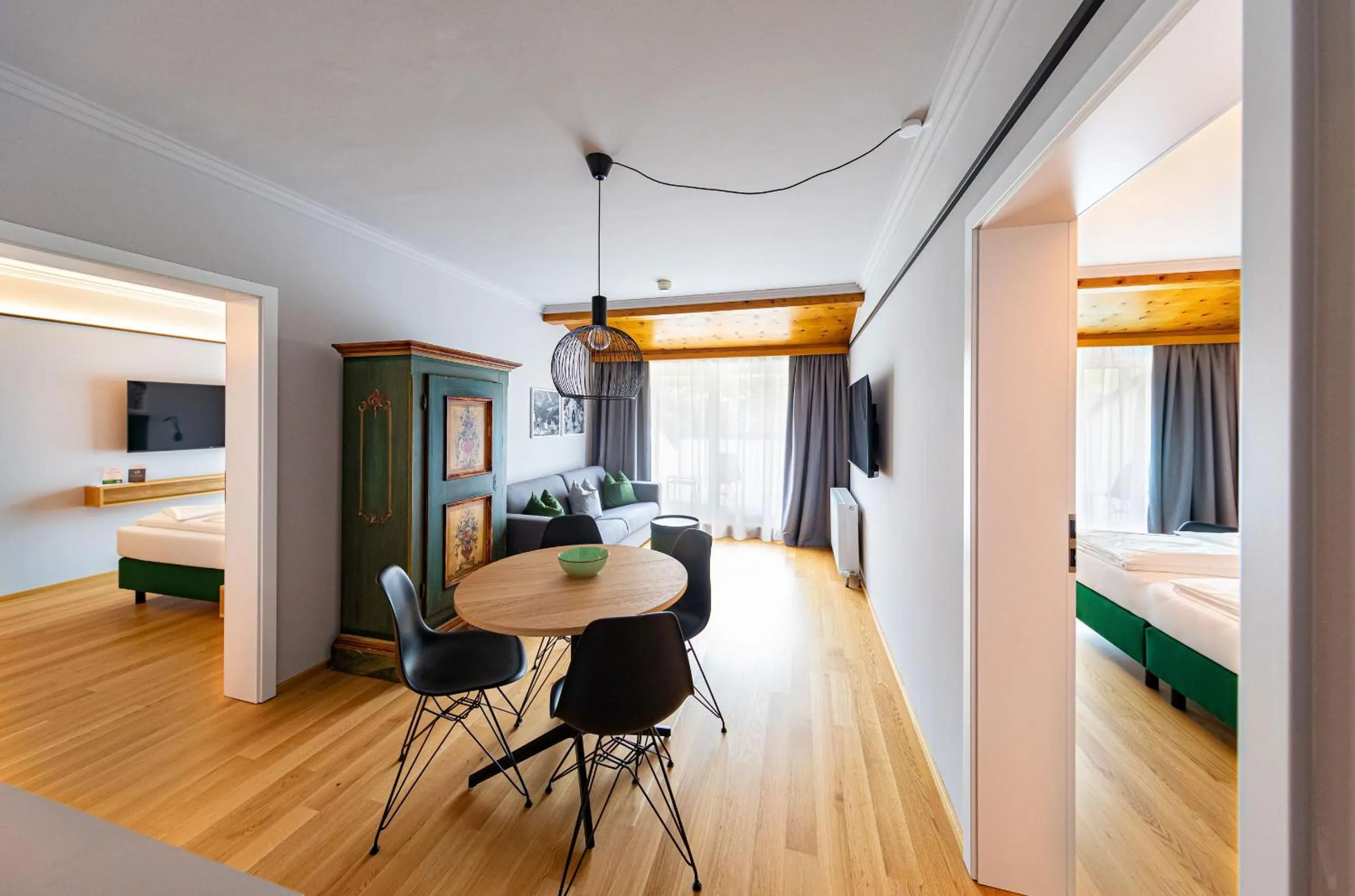 Living room, Bed in Alpenland St Johann