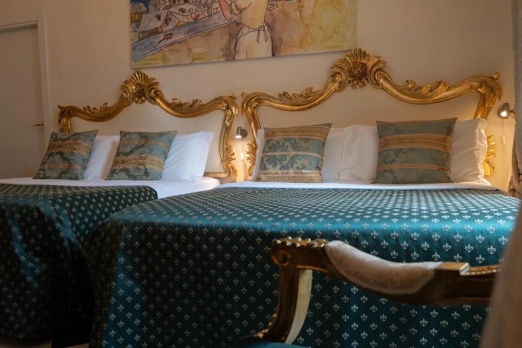 Bedroom, Bed in Morali Palace