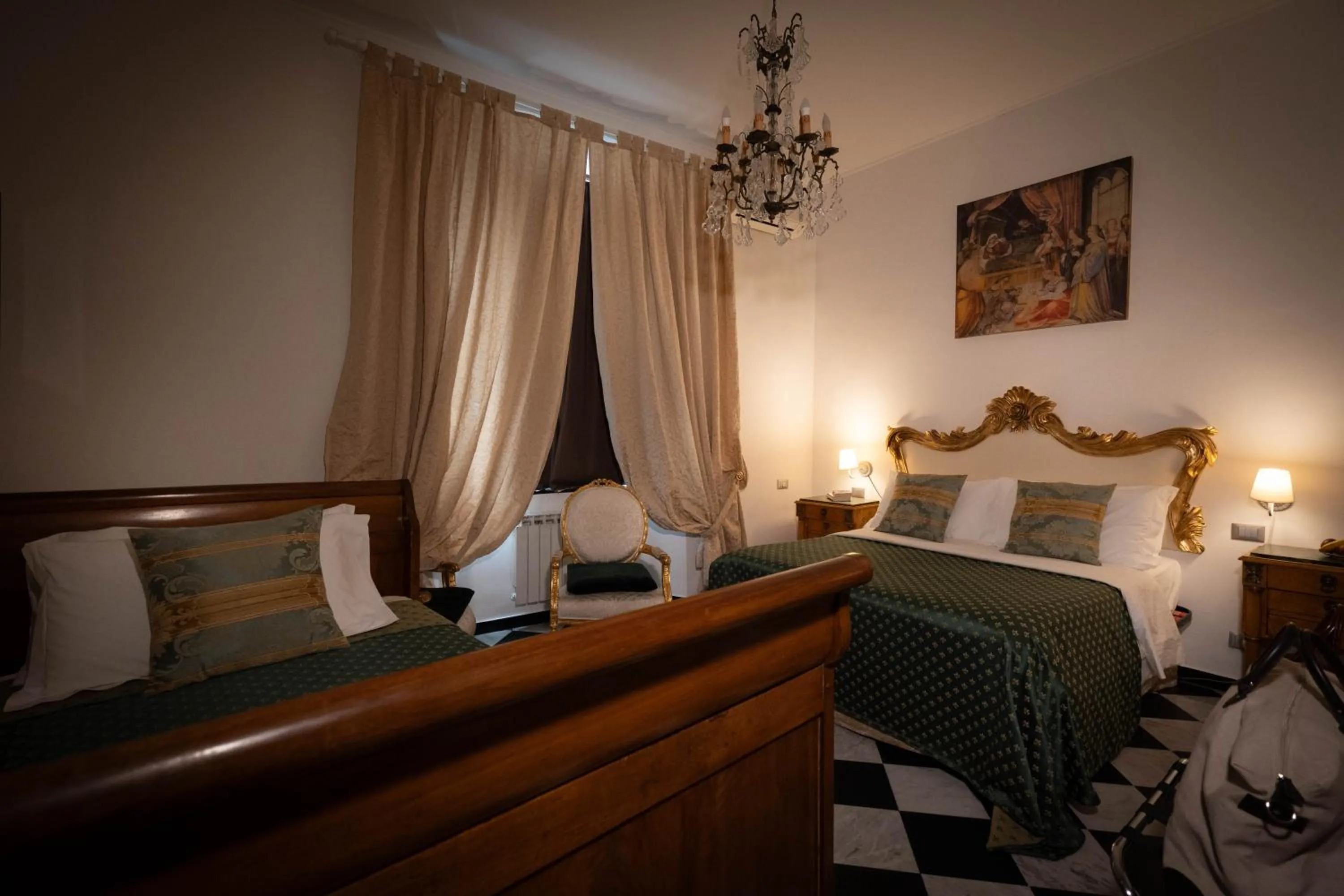 Bedroom, Bed in Morali Palace