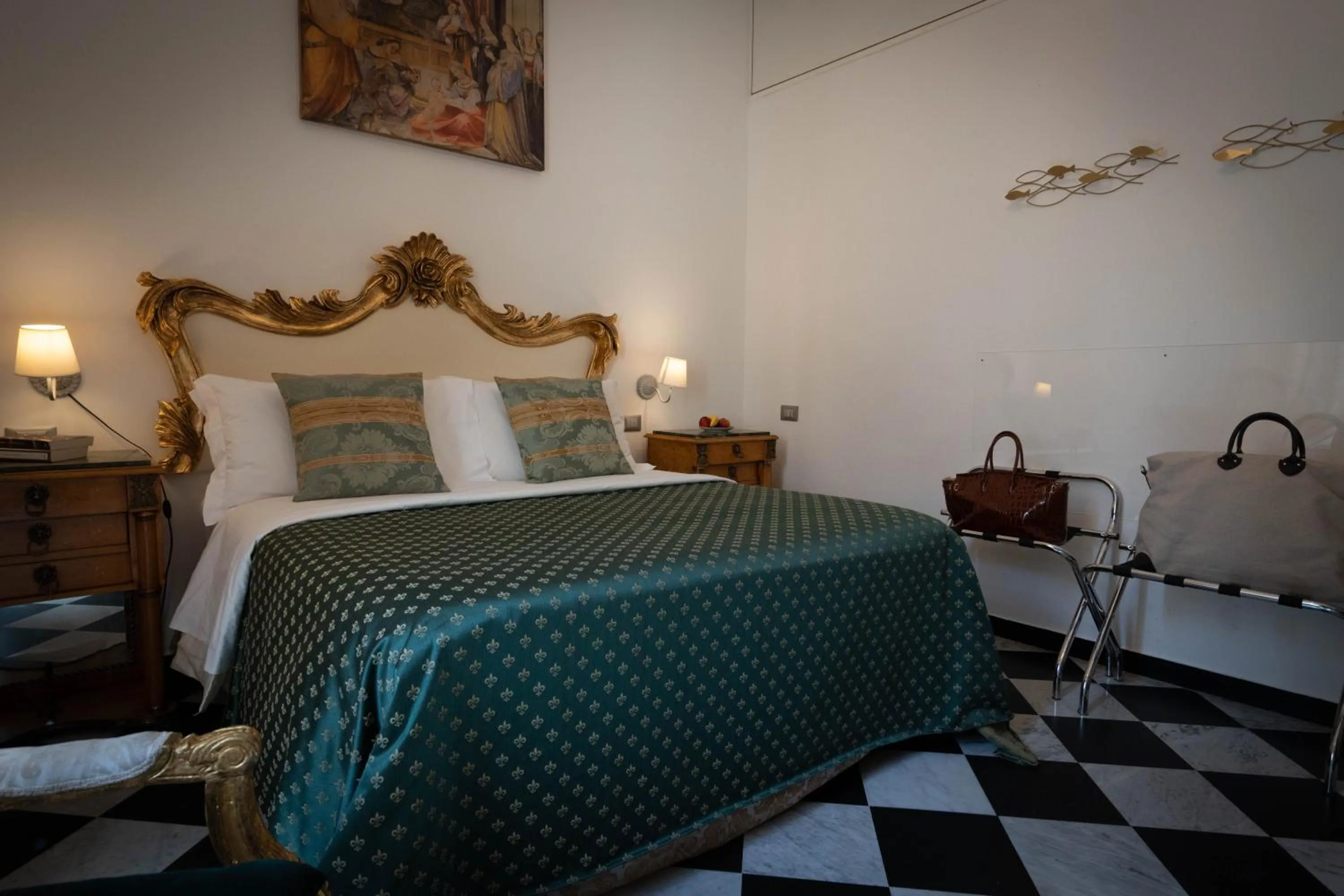 Bedroom, Bed in Morali Palace