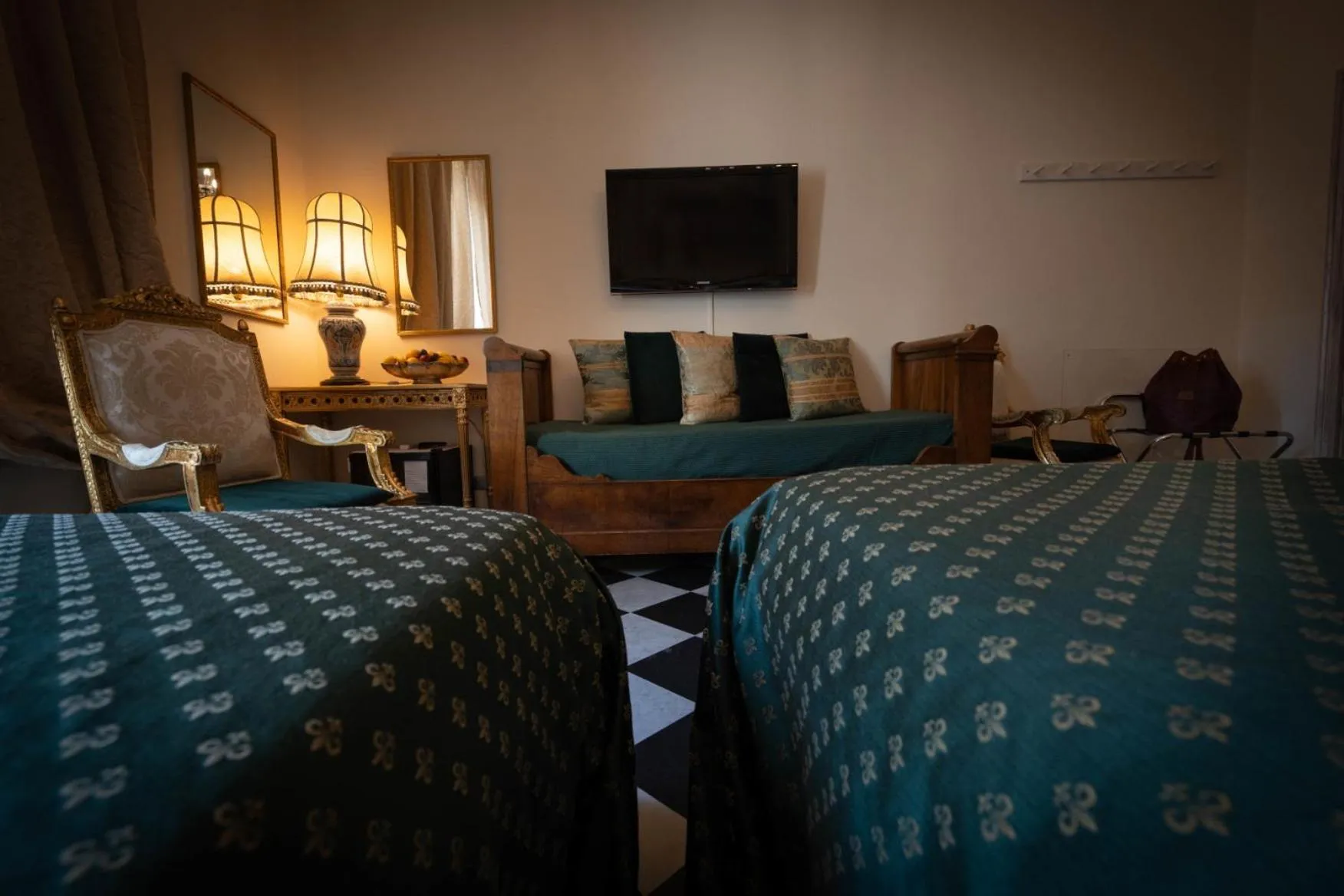 Bedroom, Bed in Morali Palace