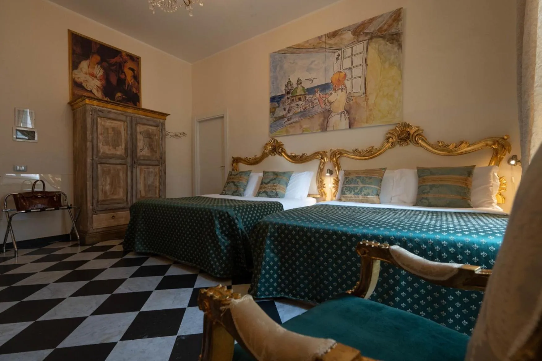 Bedroom, Bed in Morali Palace