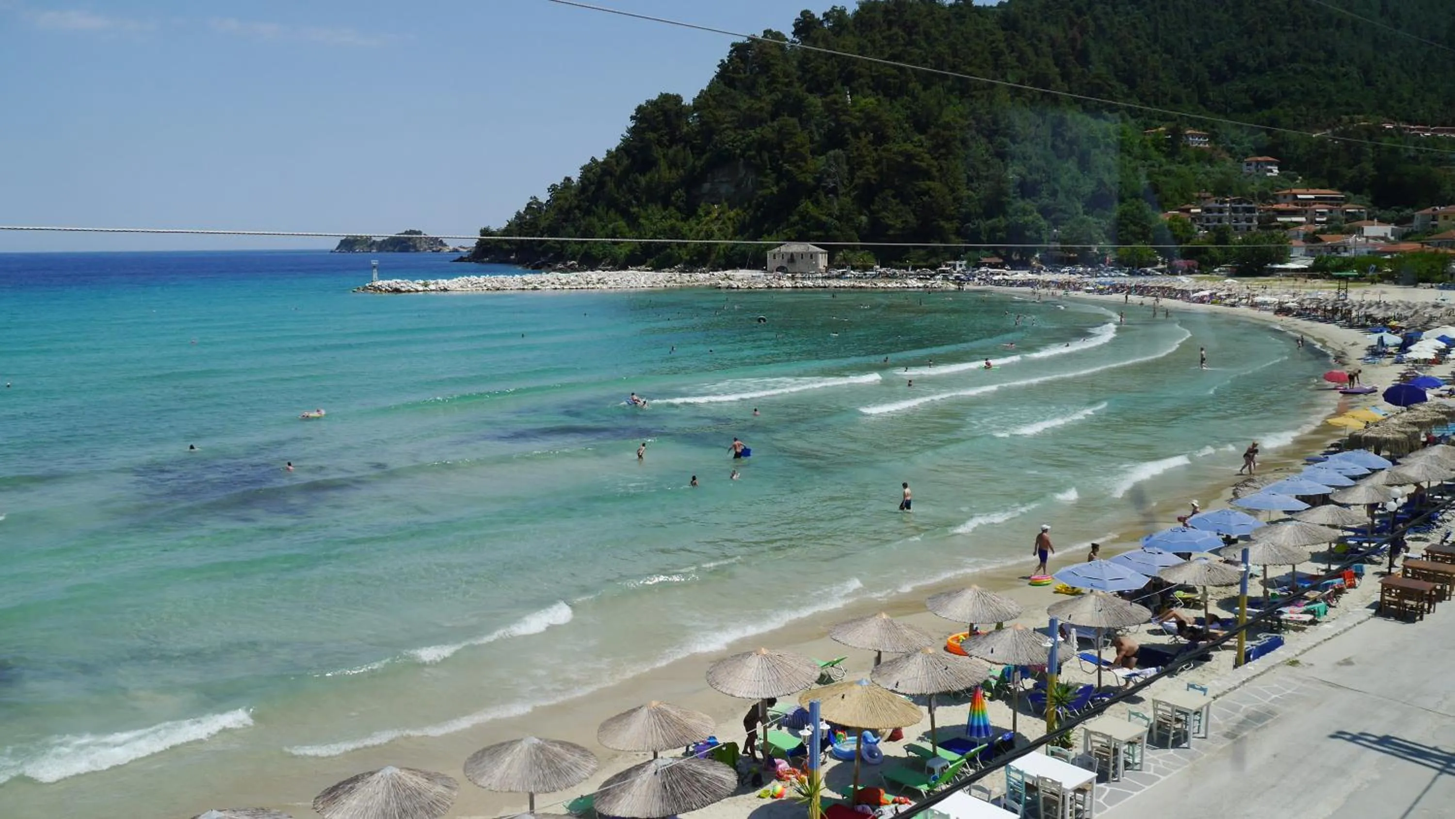Seating area in Blue Sea Beach Hotel