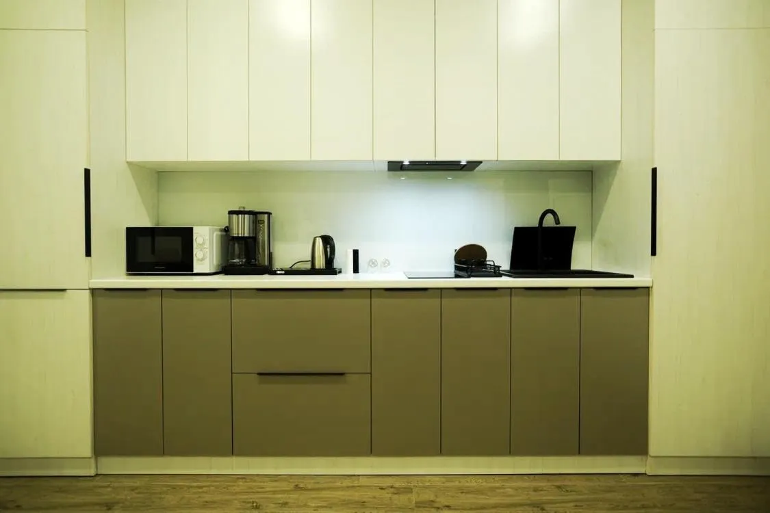 Kitchen or kitchenette in 4Guest Hotel