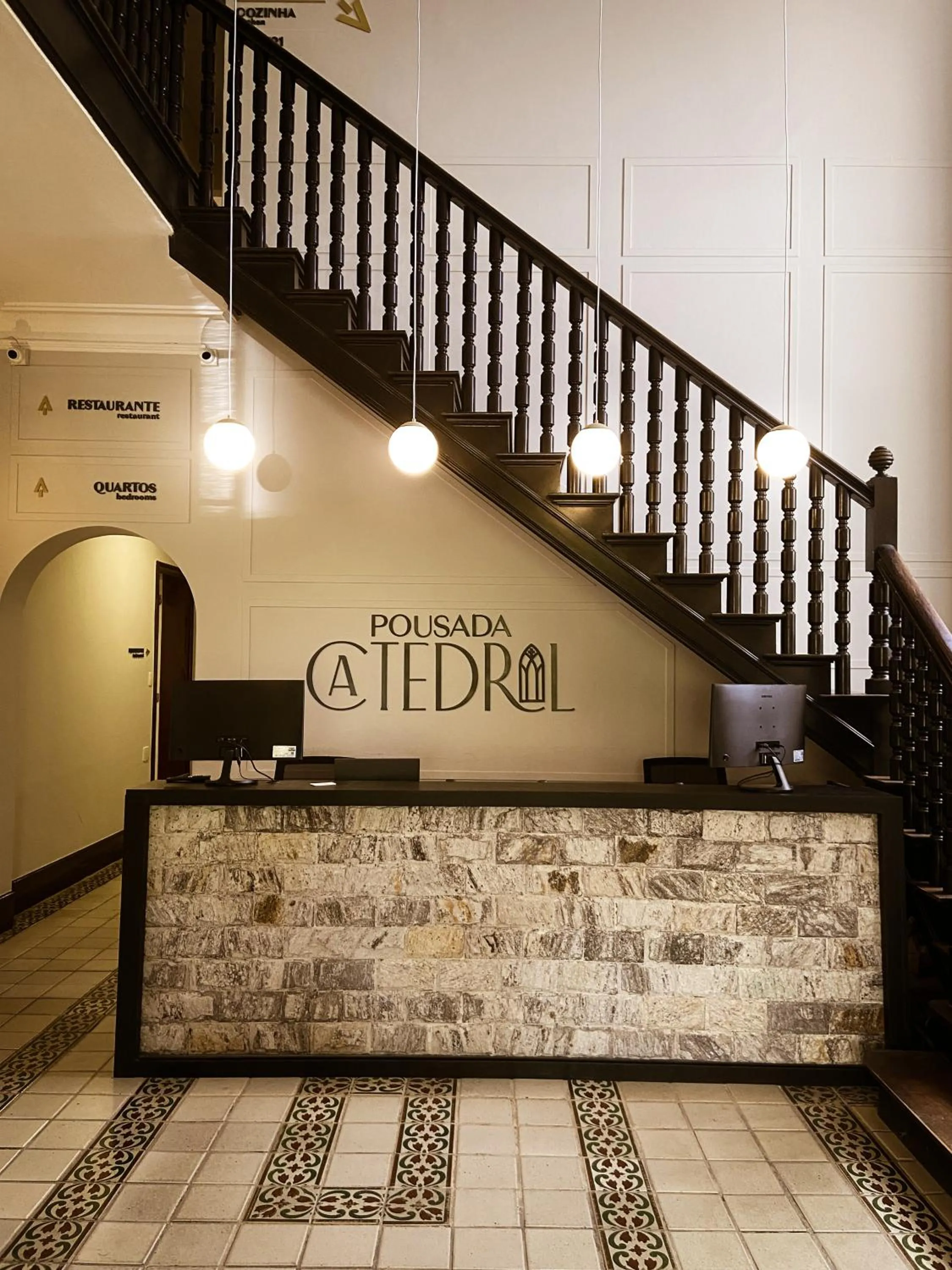 Lobby or reception in Pousada Catedral