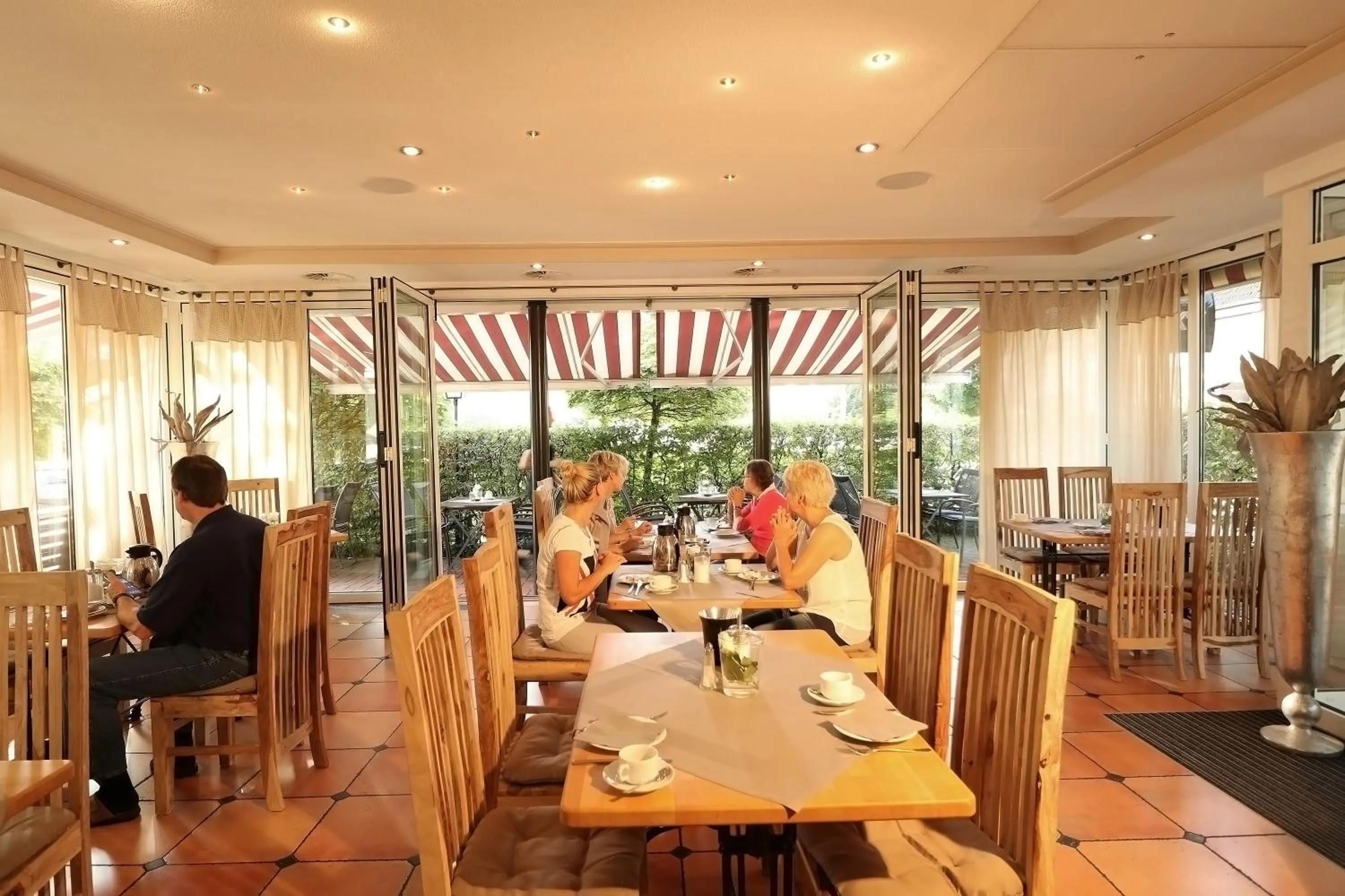 Dining area in Hotel Central