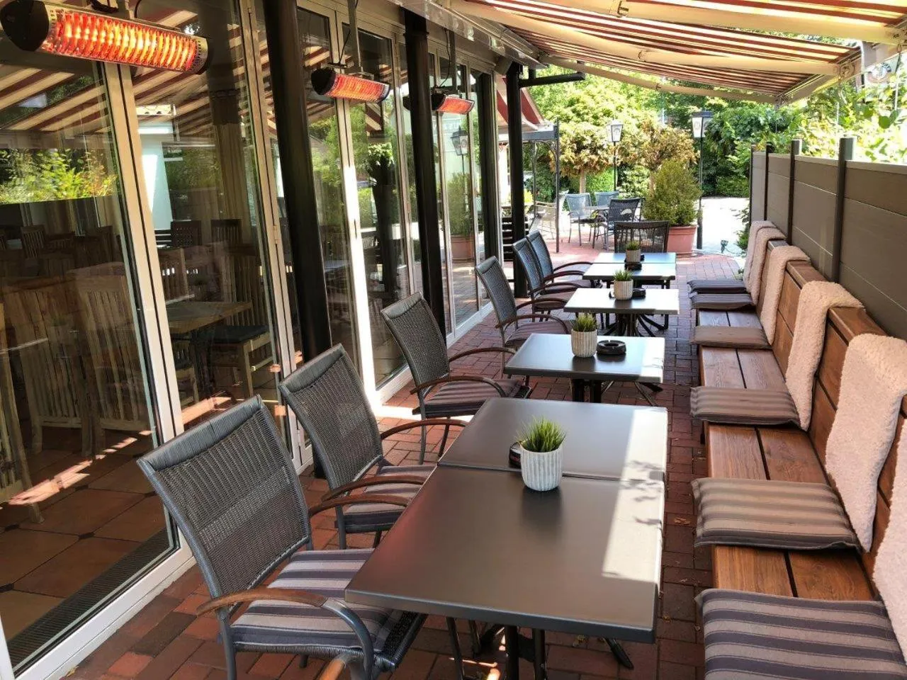 Balcony/Terrace in Hotel Central Garni