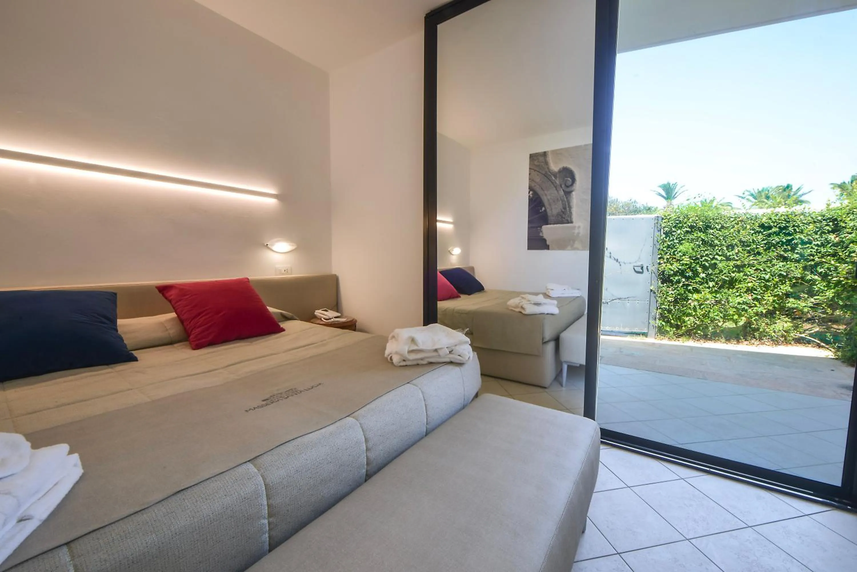 Bed in Grand Hotel Masseria Santa Lucia