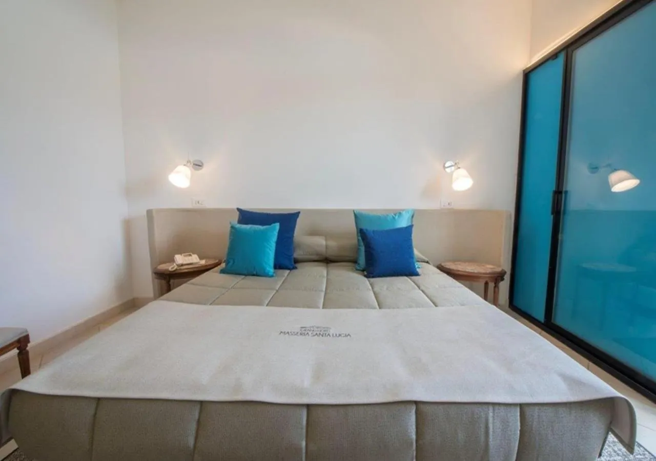 Bed in Grand Hotel Masseria Santa Lucia