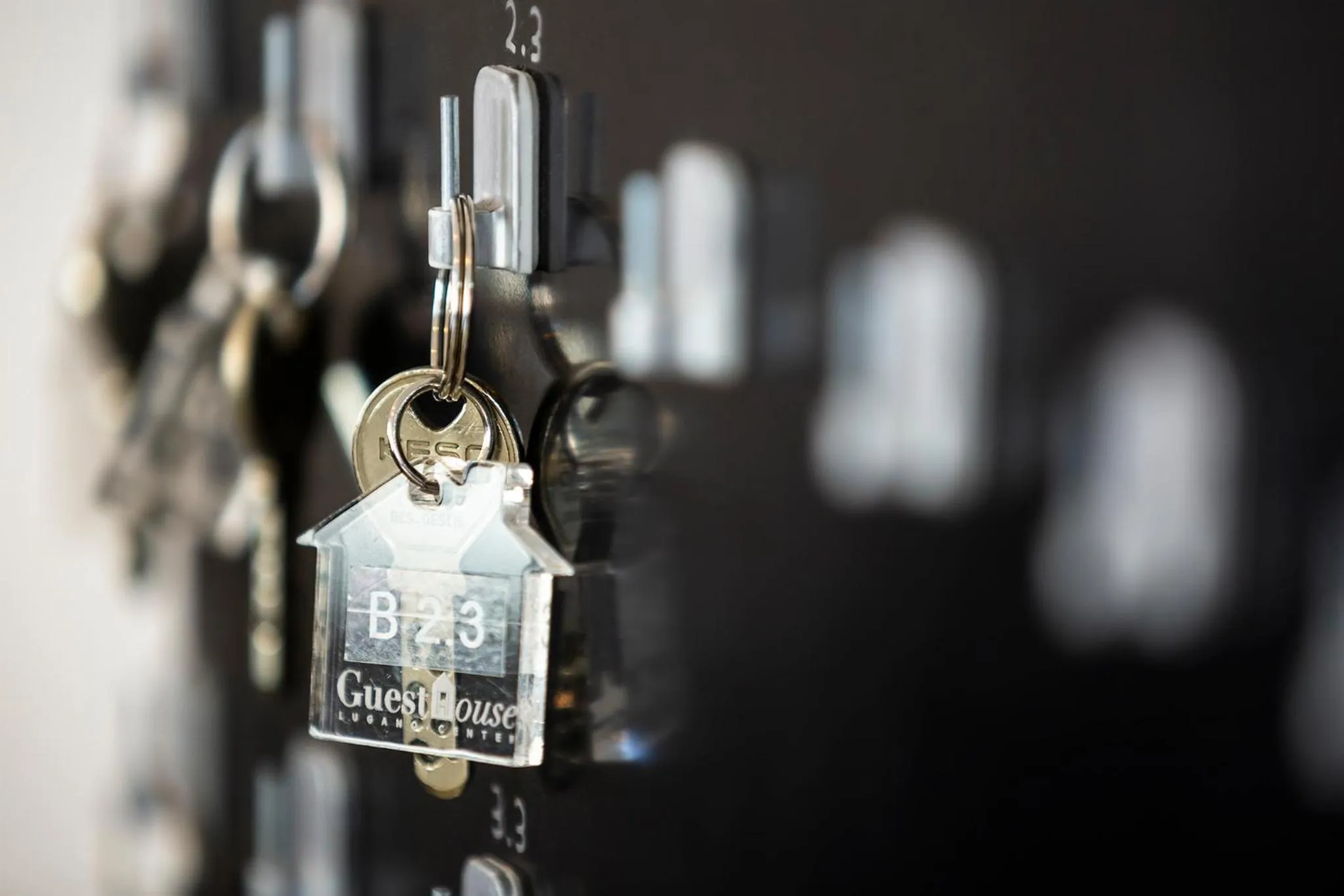 Decorative detail in GuestHouse Lugano Center by LR