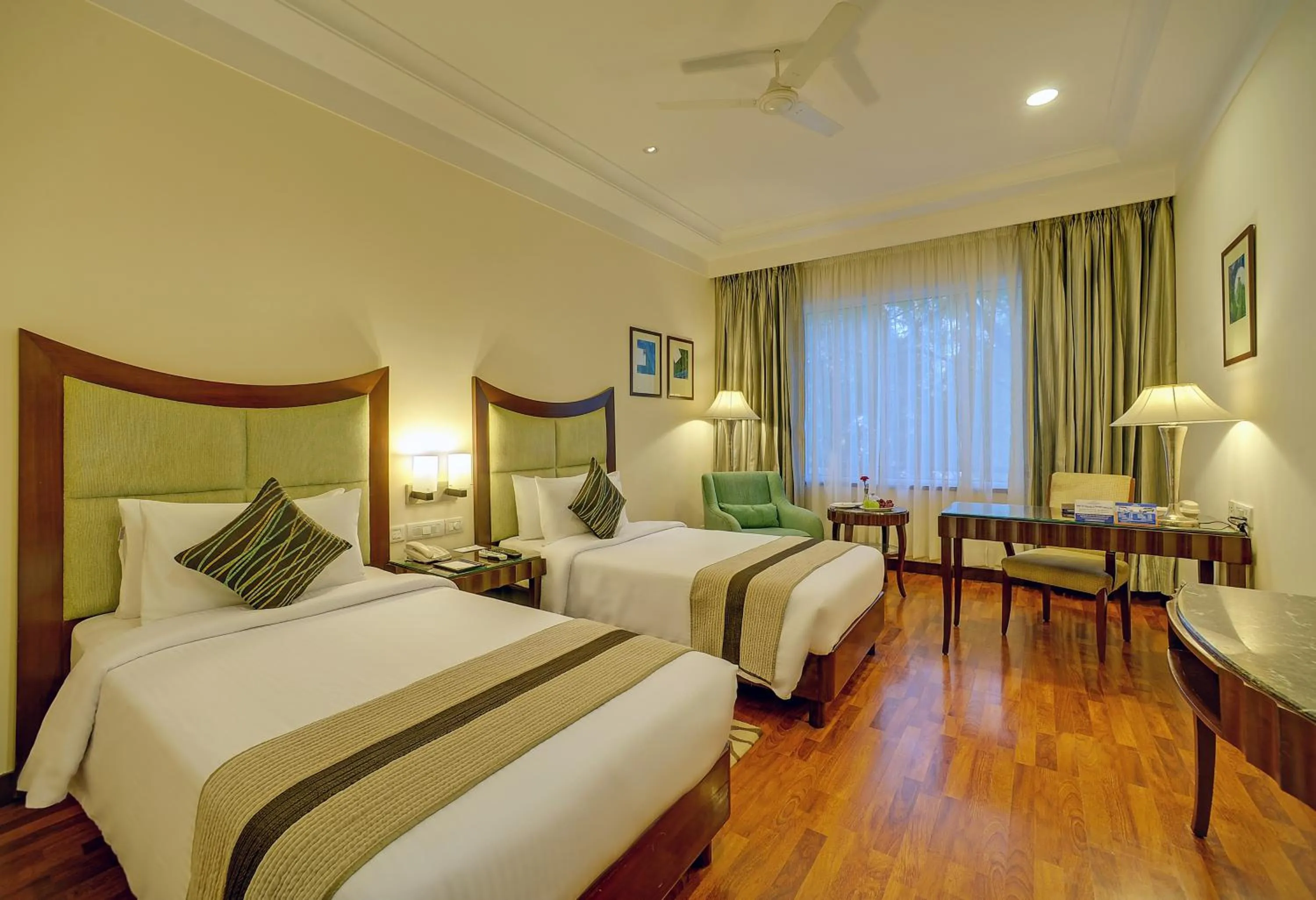 Bedroom, Bed in Muse Sarovar Portico Nehru Place