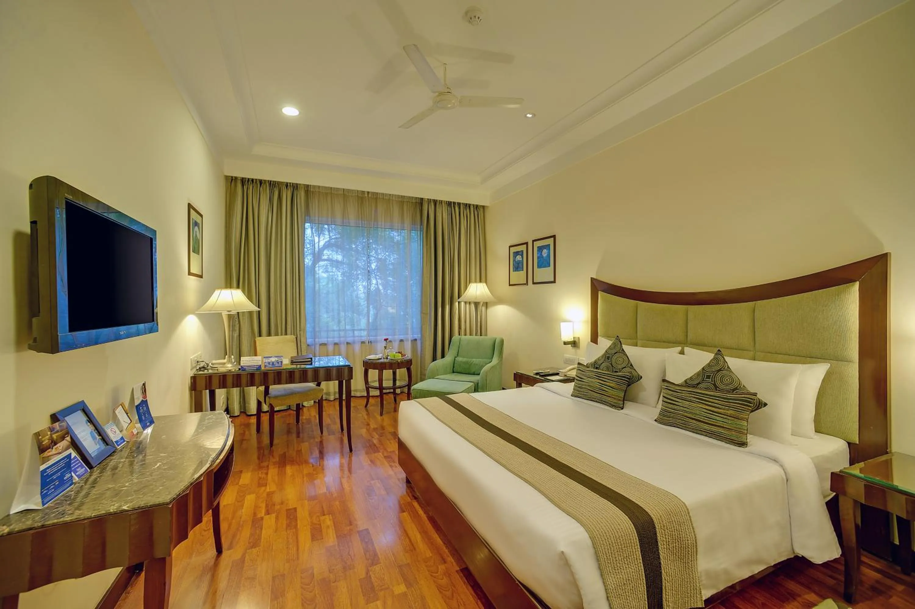Bedroom, Bed in Muse Sarovar Portico Nehru Place