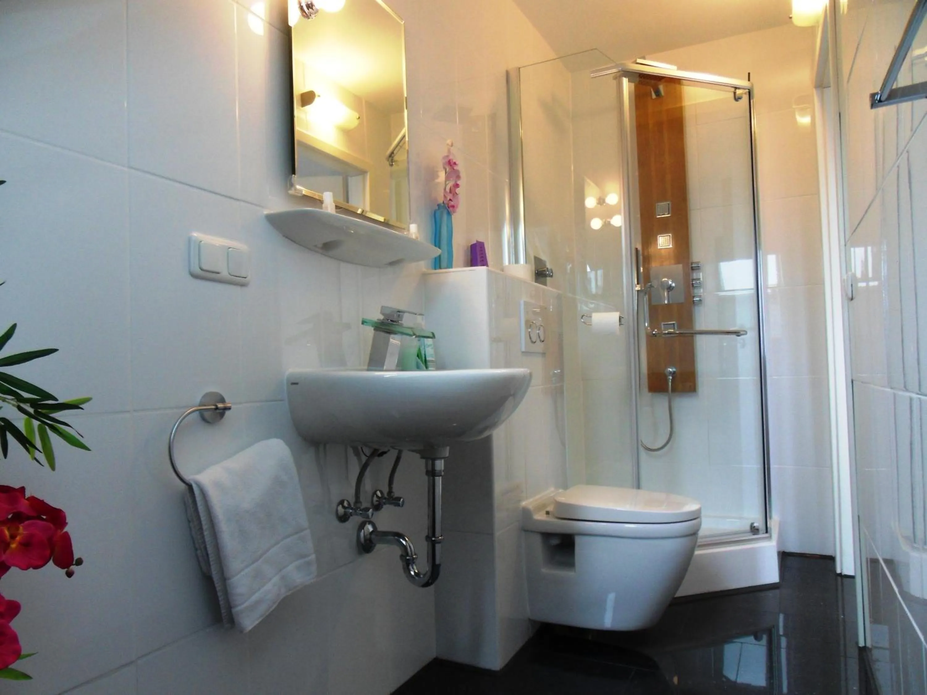 Bathroom in Hotel Linnert