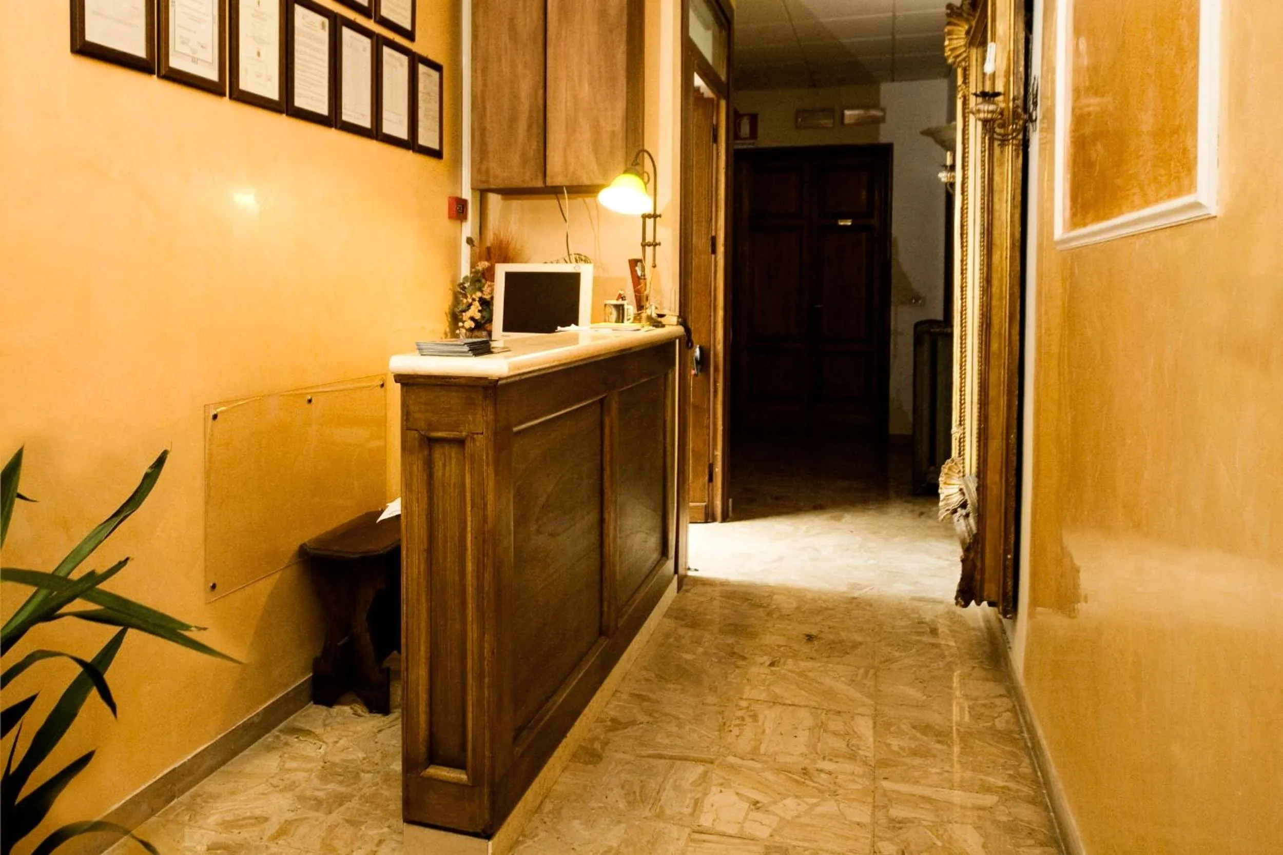 Lobby or reception in Hotel Merlini