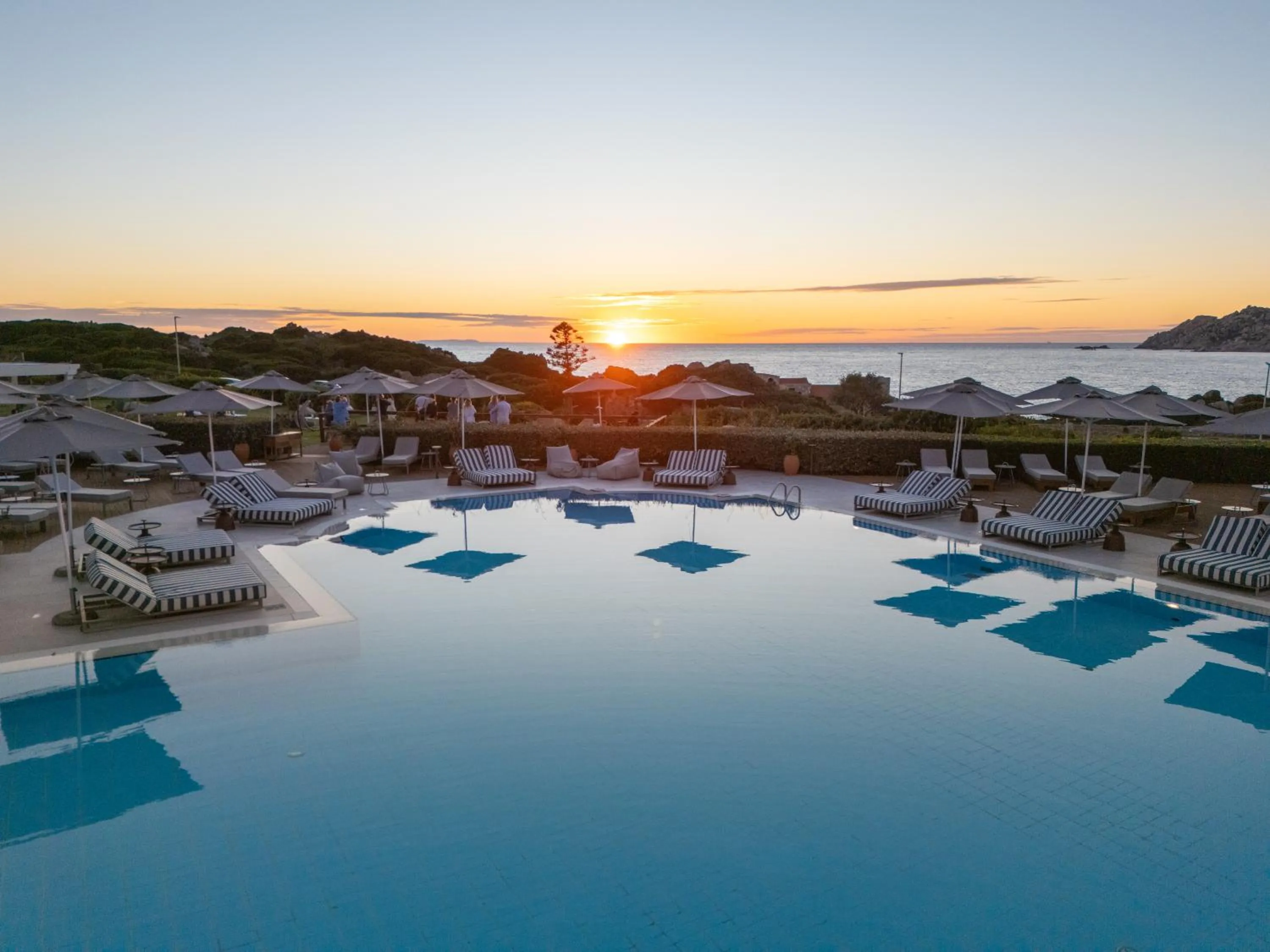 Swimming pool in Mangia's Santa Teresa Sardinia, Curio Collection by Hilton