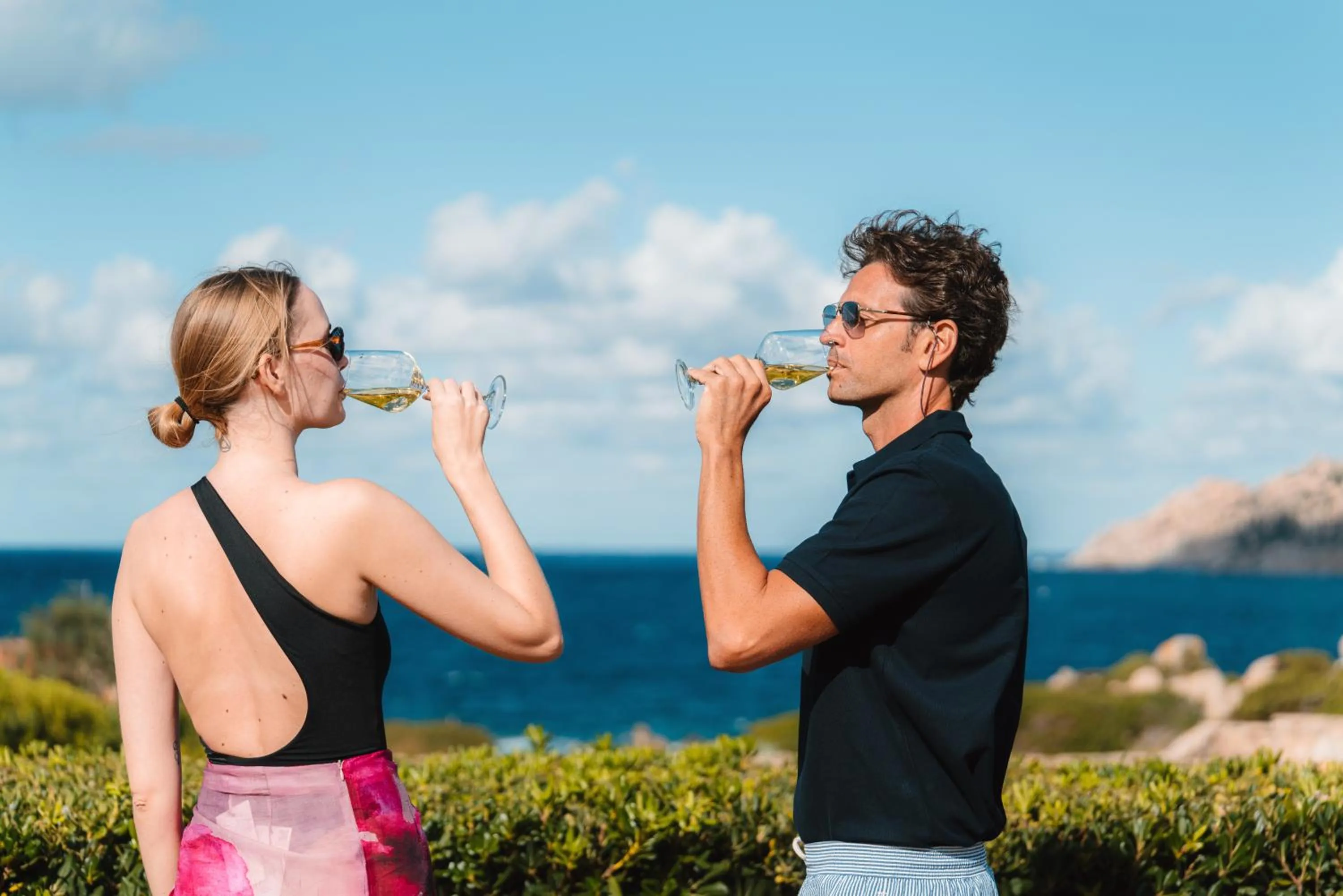 People in Mangia's Santa Teresa Sardinia, Curio Collection by Hilton