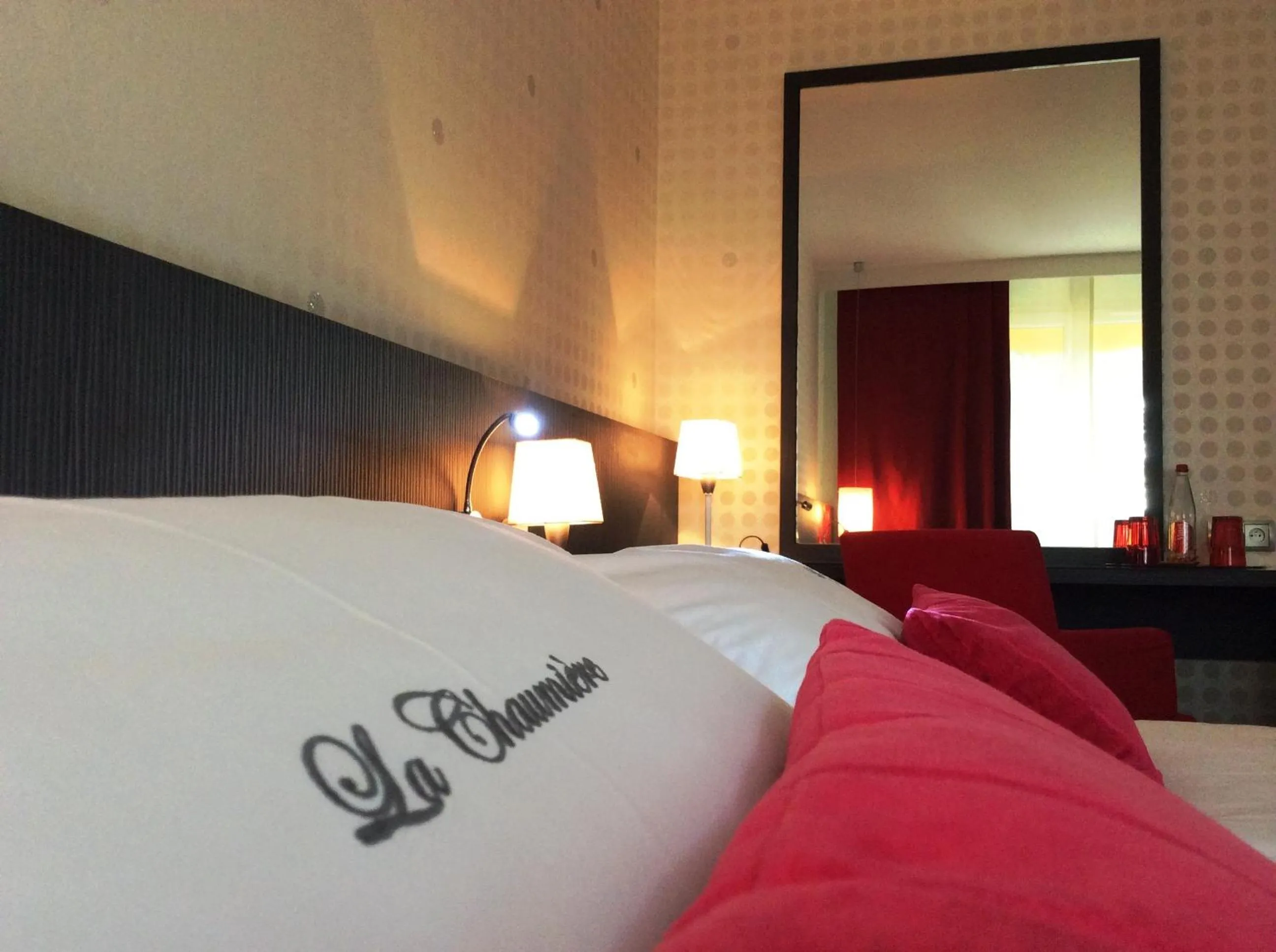 Bedroom, Bed in Hotel La Chaumiere