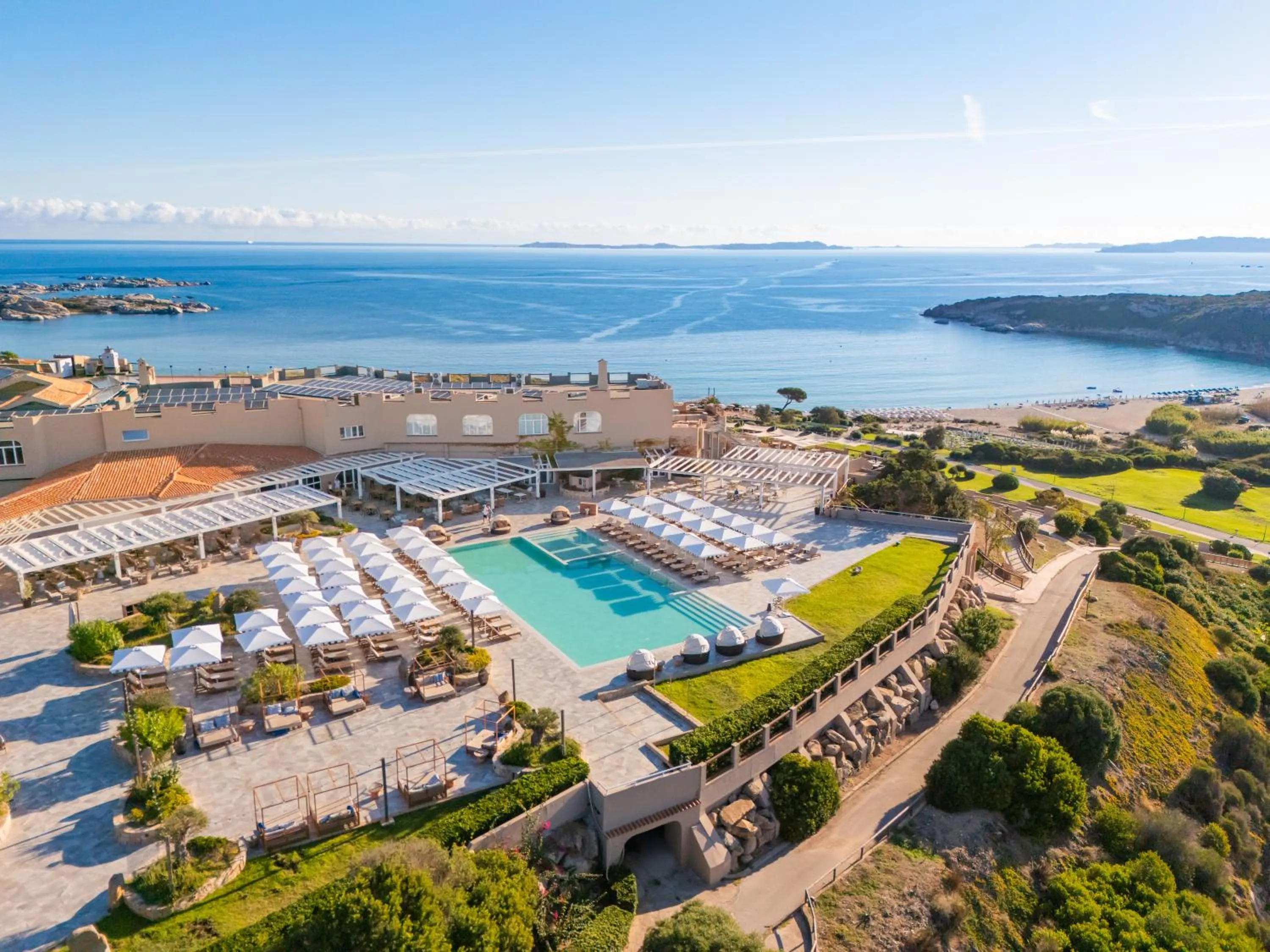 Bird's eye view in Mangia's Sardinia Resort