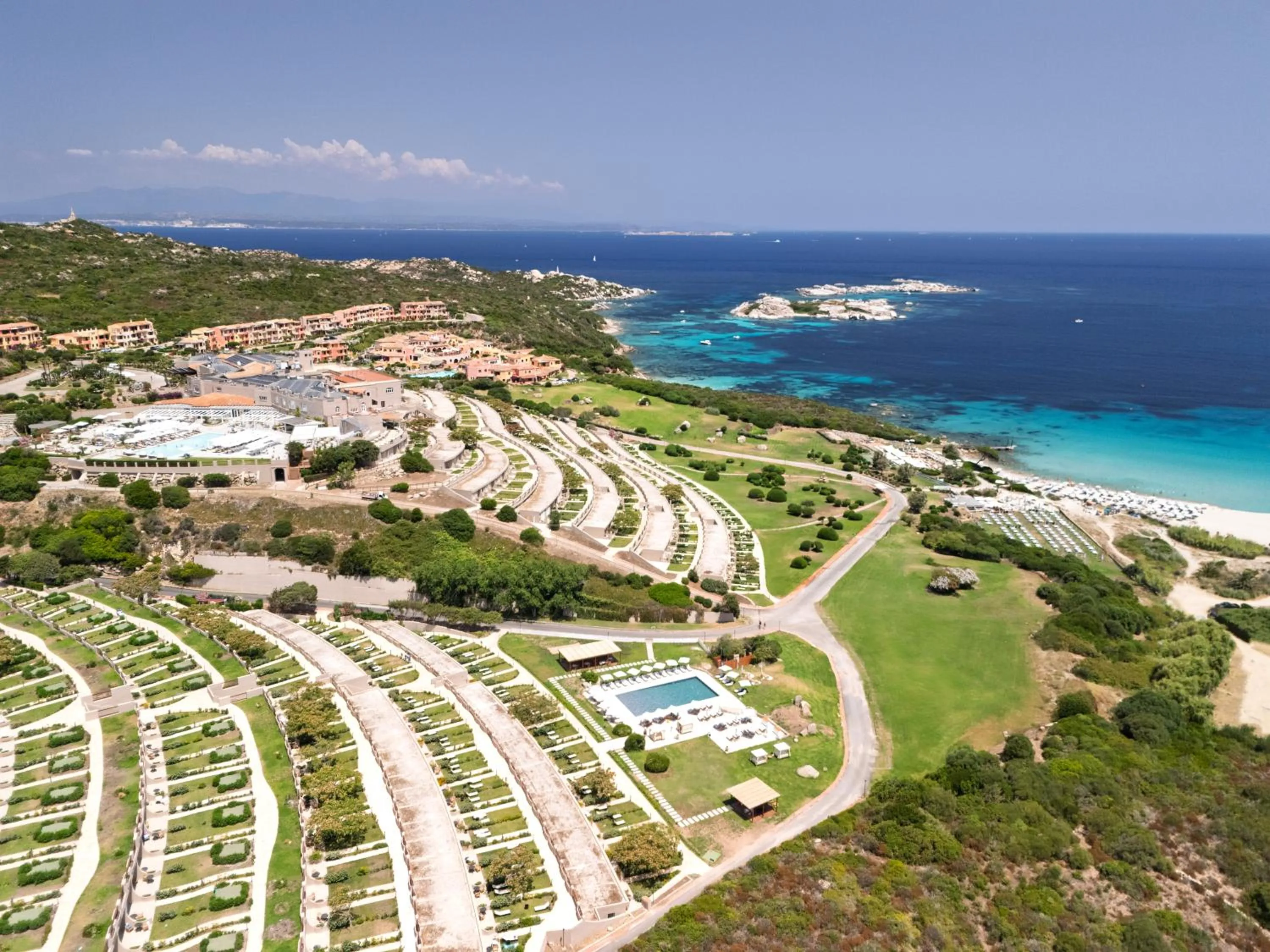 Bird's eye view in Mangia's Sardinia Resort