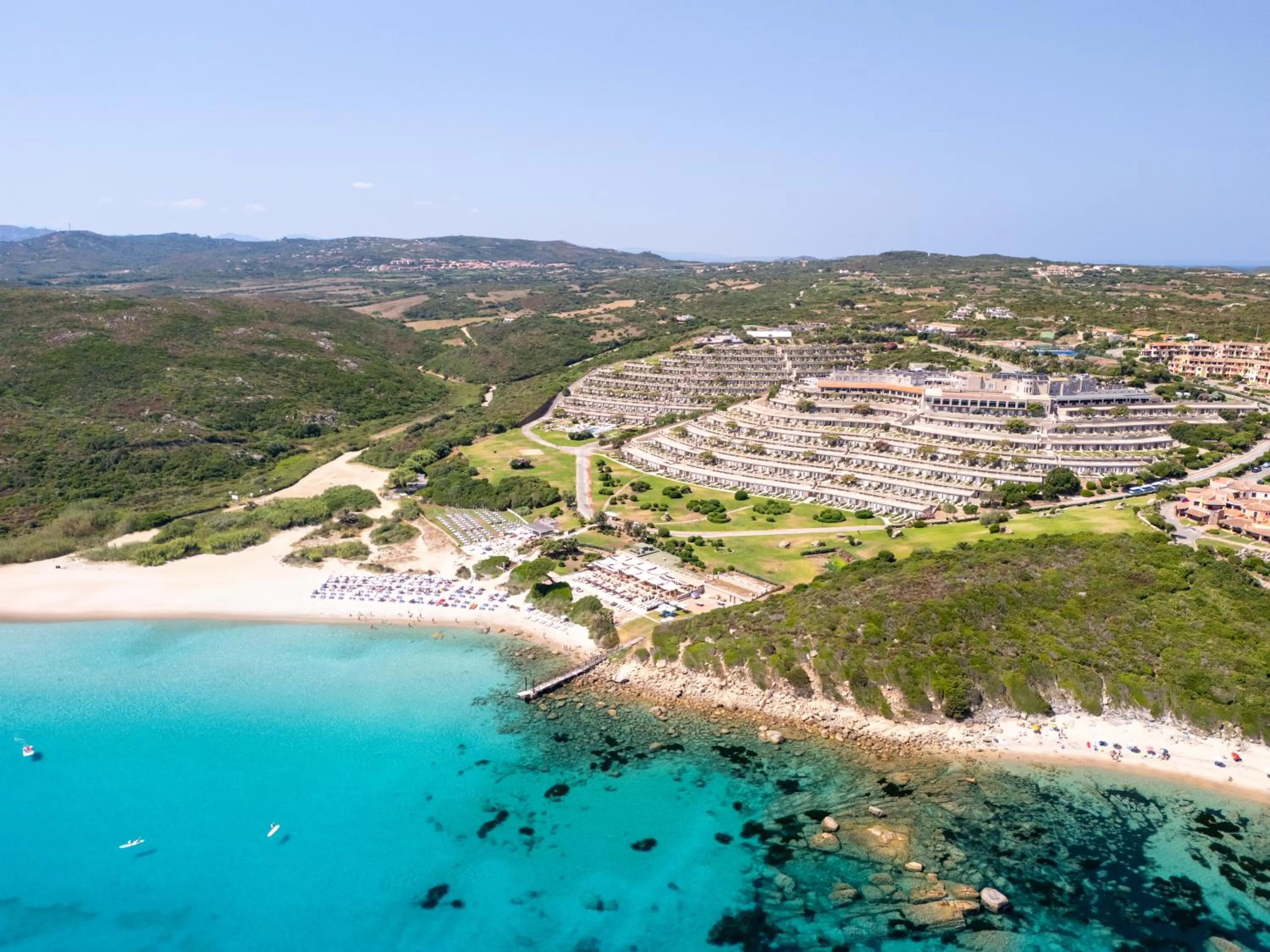 Bird's eye view in Mangia's Sardinia Resort