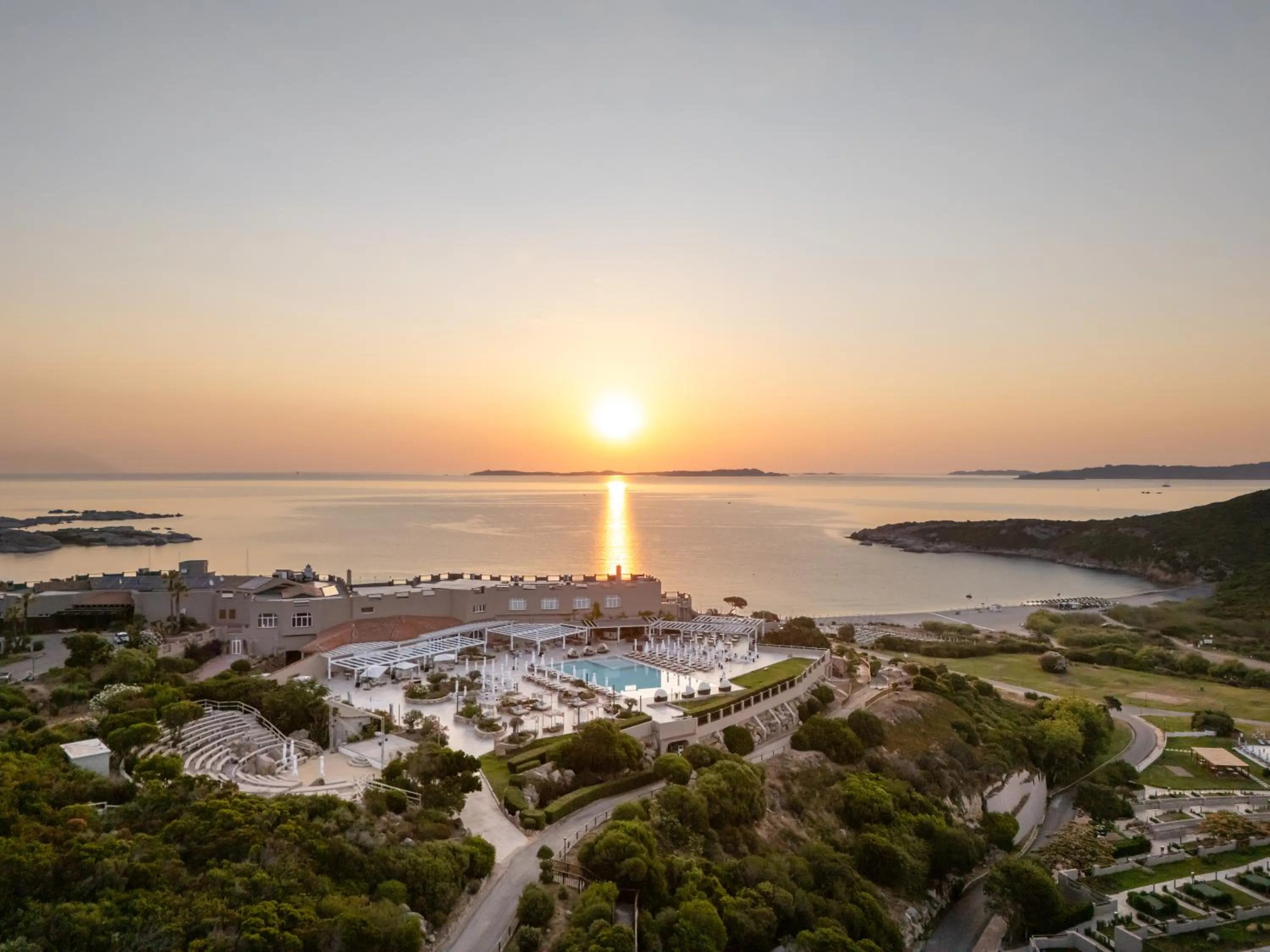 Bird's eye view in Mangia's Sardinia Resort