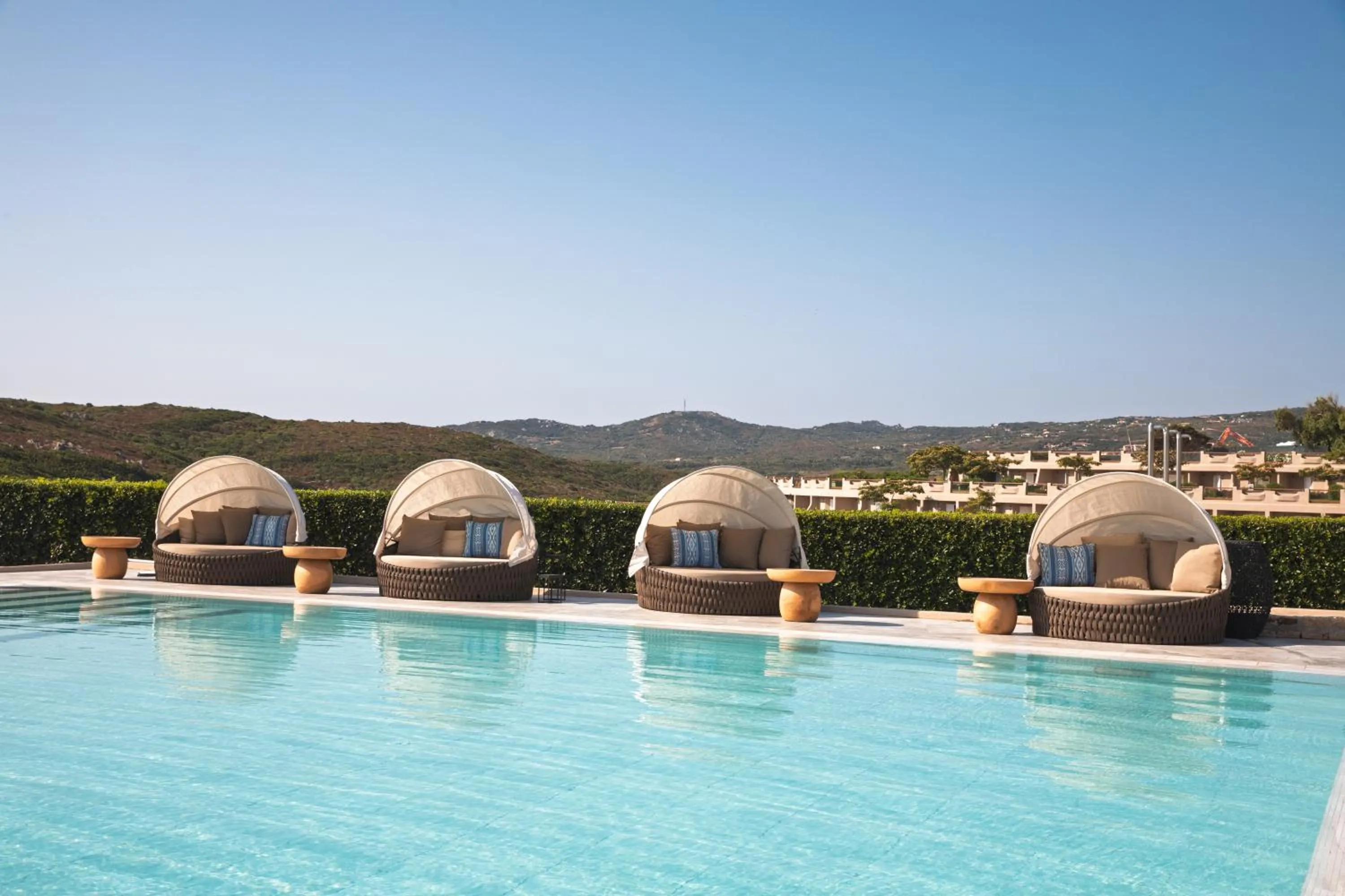 Swimming pool in Mangia's Sardinia Resort