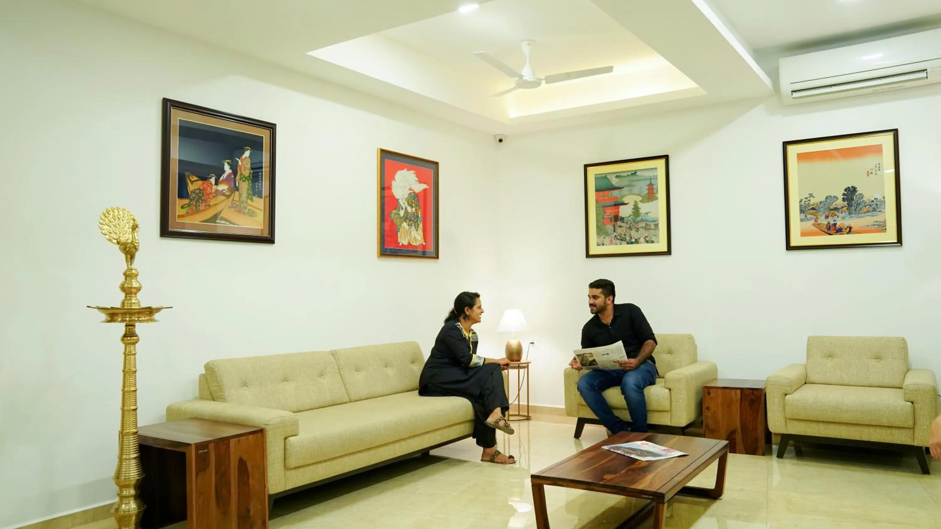 Seating area in Niko Hotels