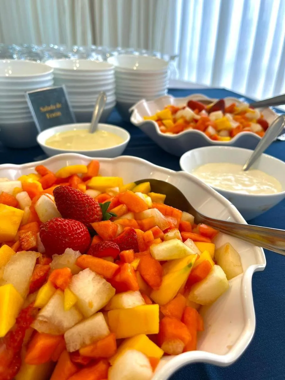 Buffet breakfast in Golden Tulip Porto Vitória